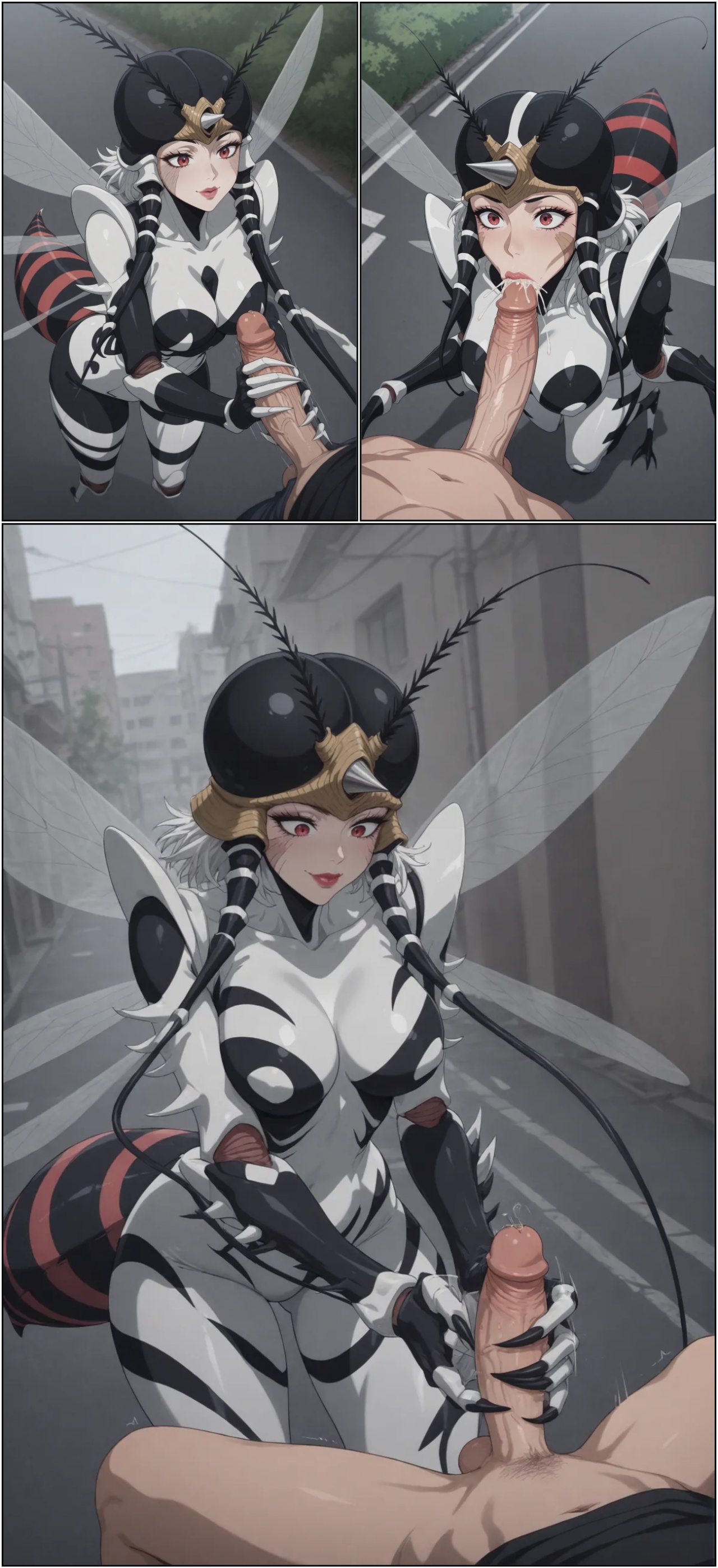 Mosquito Girl Attacks… Saitama Responds! Hentai pt-br 03