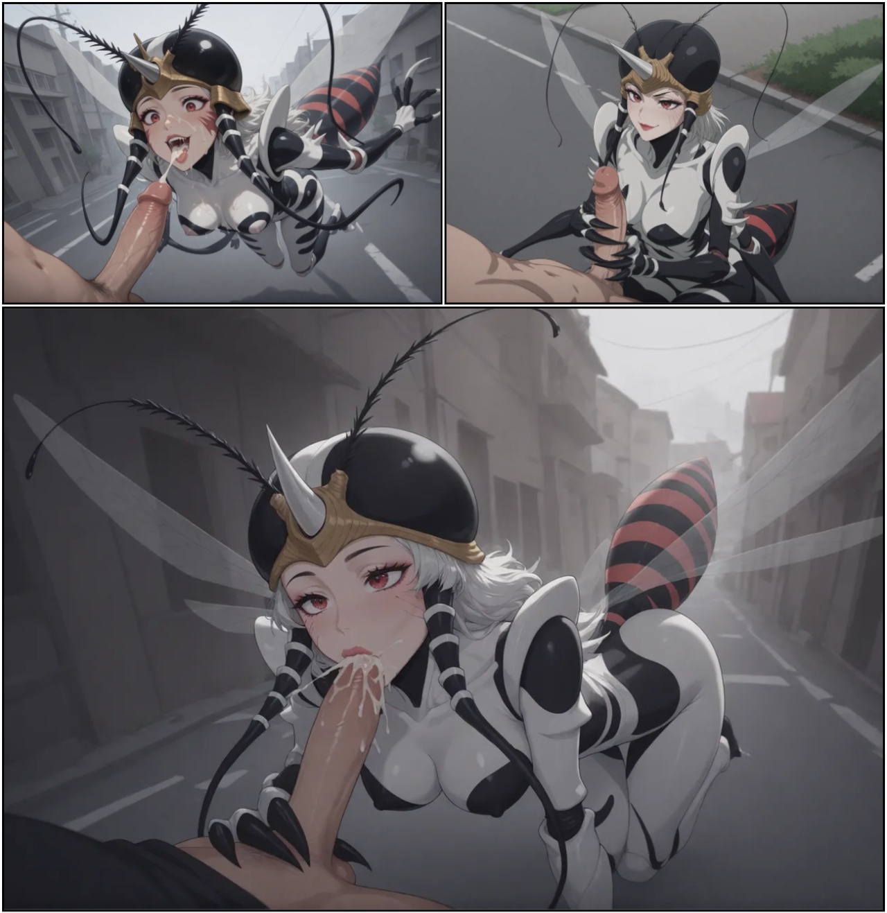 Mosquito Girl Attacks… Saitama Responds! Hentai pt-br 06