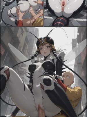 Mosquito Girl Attacks… Saitama Responds! Hentai pt-br 13