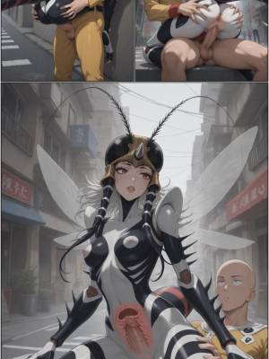 Mosquito Girl Attacks… Saitama Responds! Hentai pt-br 15