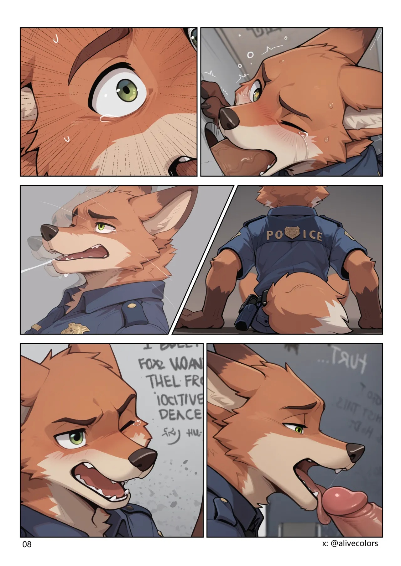 Nick's Field Patrol At Night Hentai pt-br 08