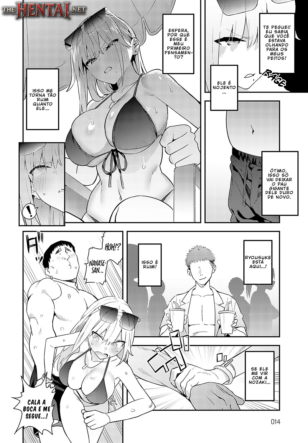 The Beauty And The Beast: The Gyaru And The Disgusting Otaku 3RD Hentai pt-br 04