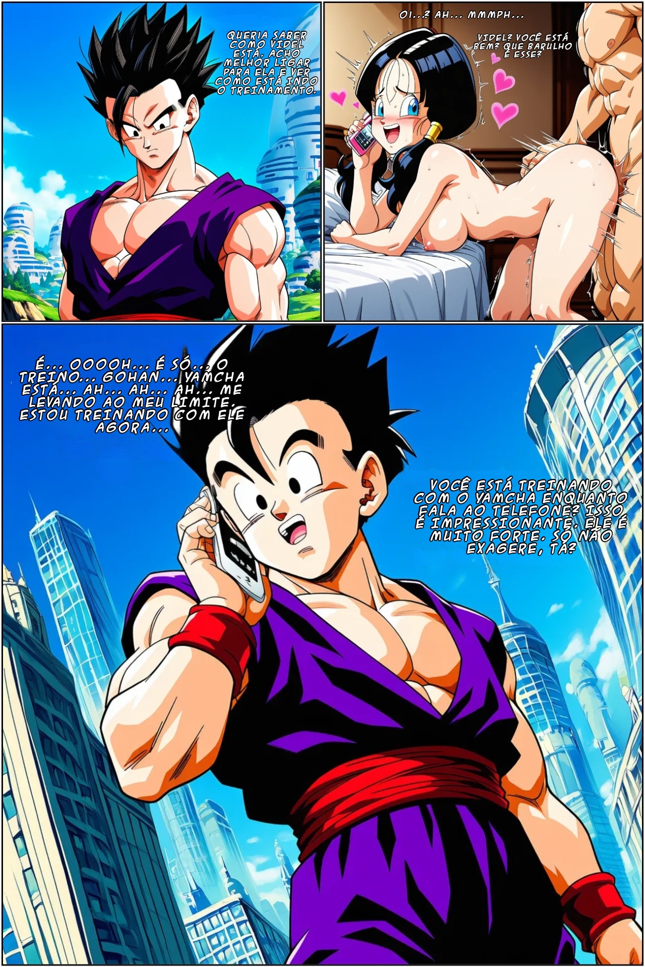 Videl's Training Session Hentai pt-br 12