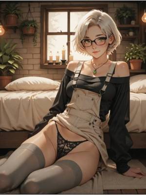 White Hair Studio MMF Threesome Groupsex