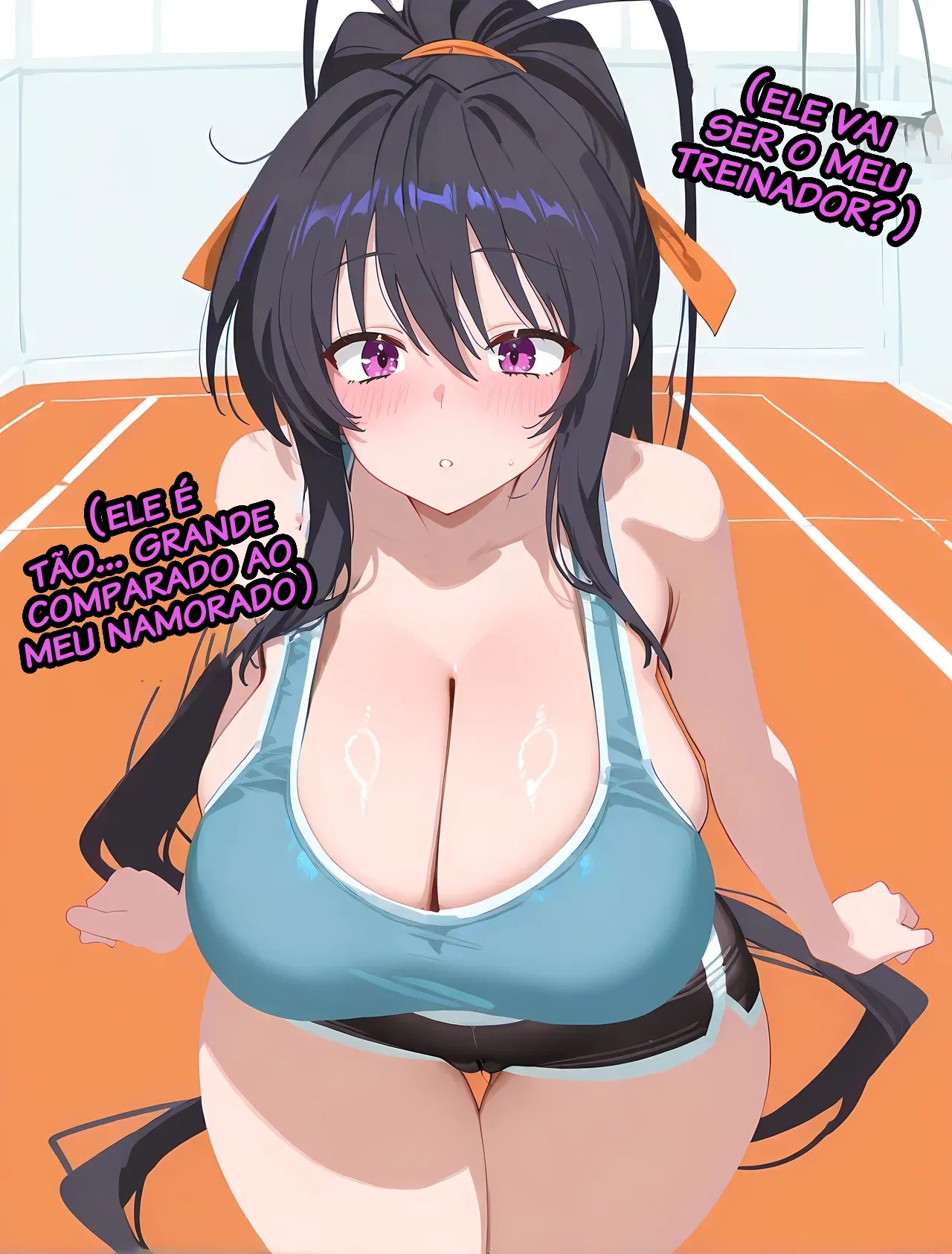 Akeno Gets a Personal Trainer Hentai pt-br 03