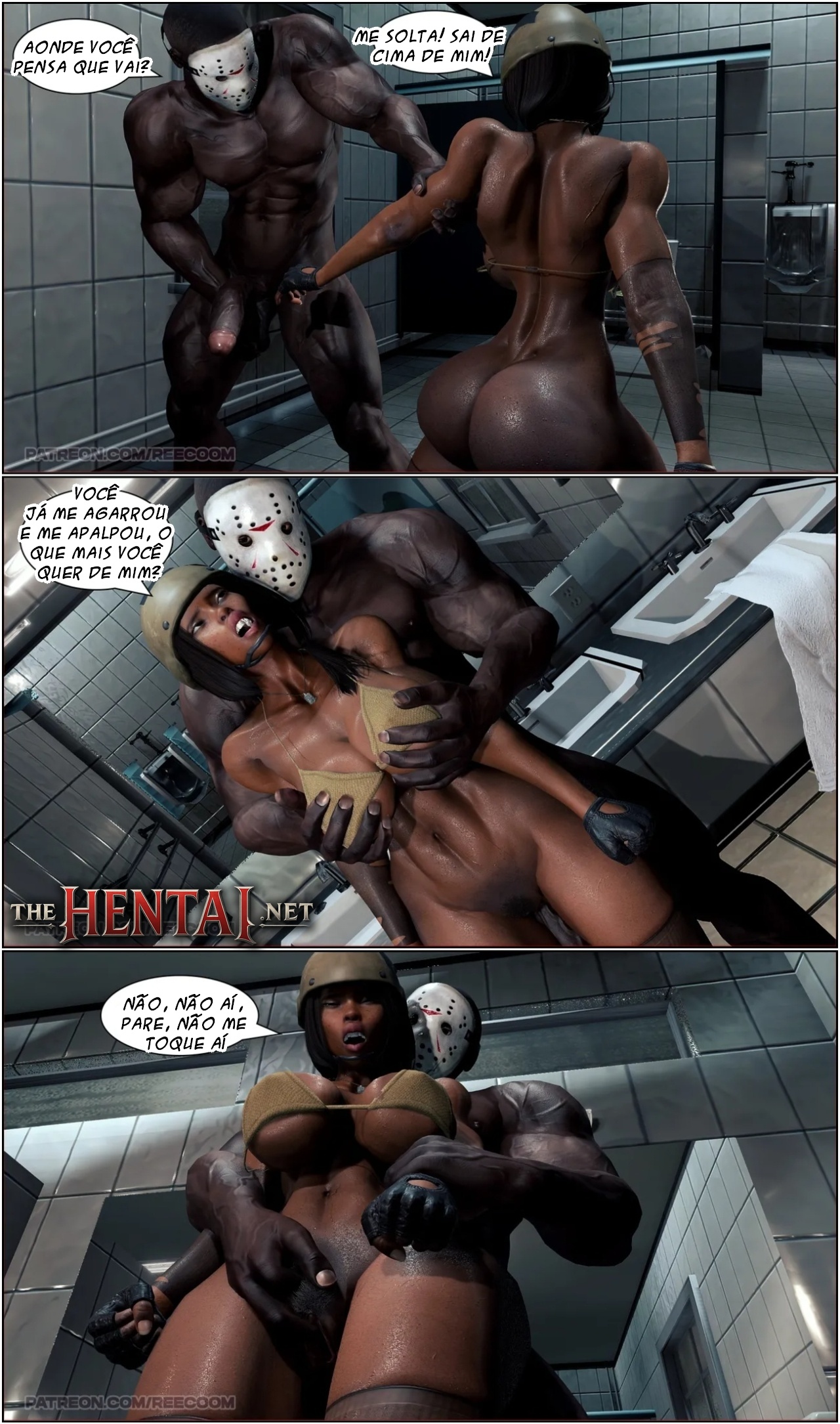 Female Soldier Captured Hentai pt-br 12