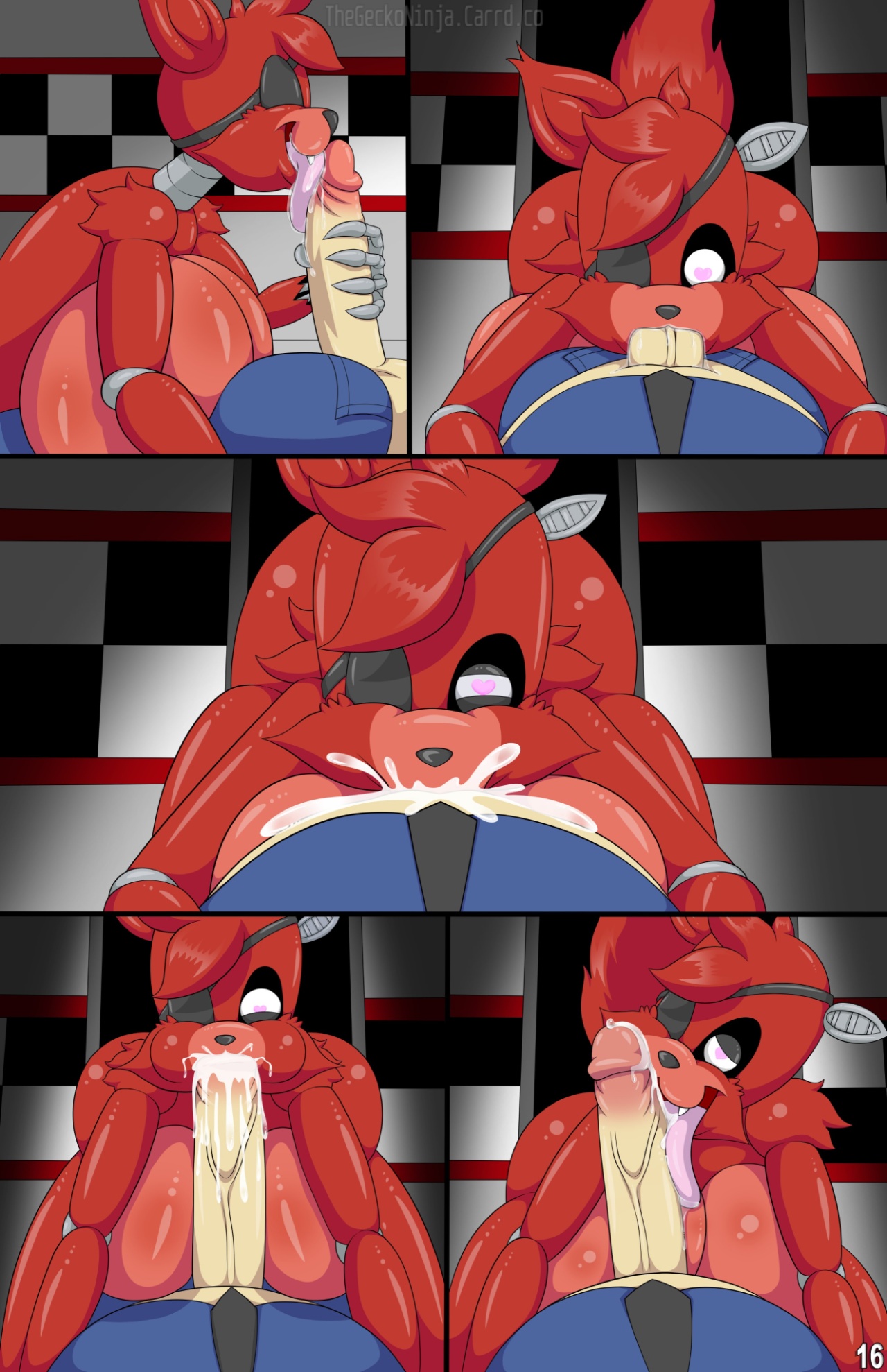 Five Fucks At Freddy's Part 2 Hentai pt-br 17