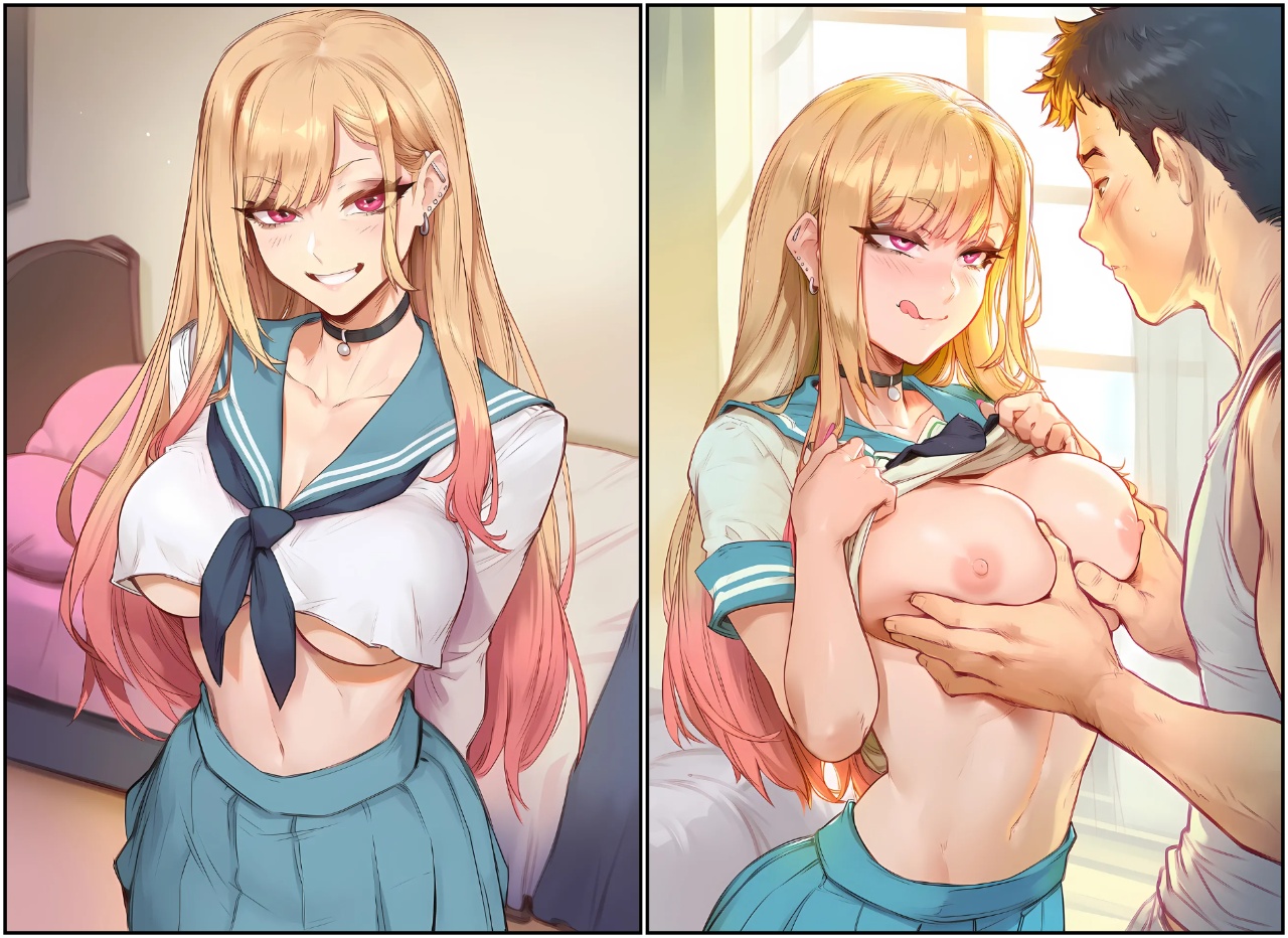 Marin's Shopping Haul Hentai pt-br 04