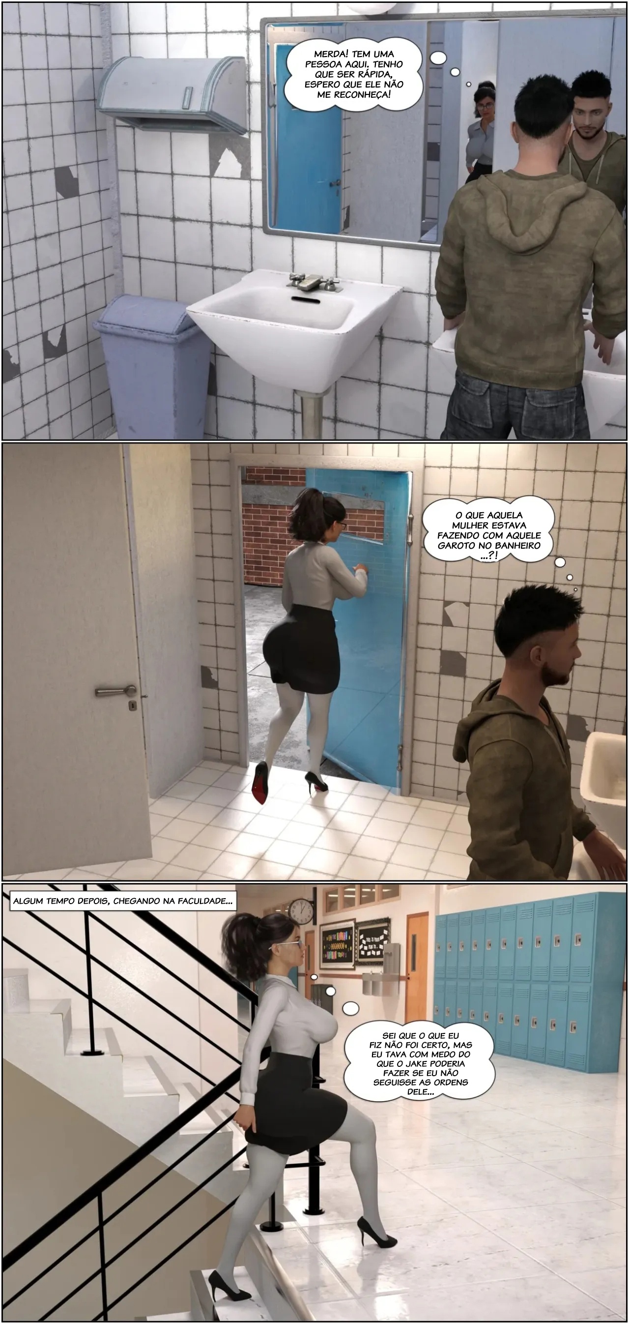 My Teacher Is My StepMom Hentai pt-br 43