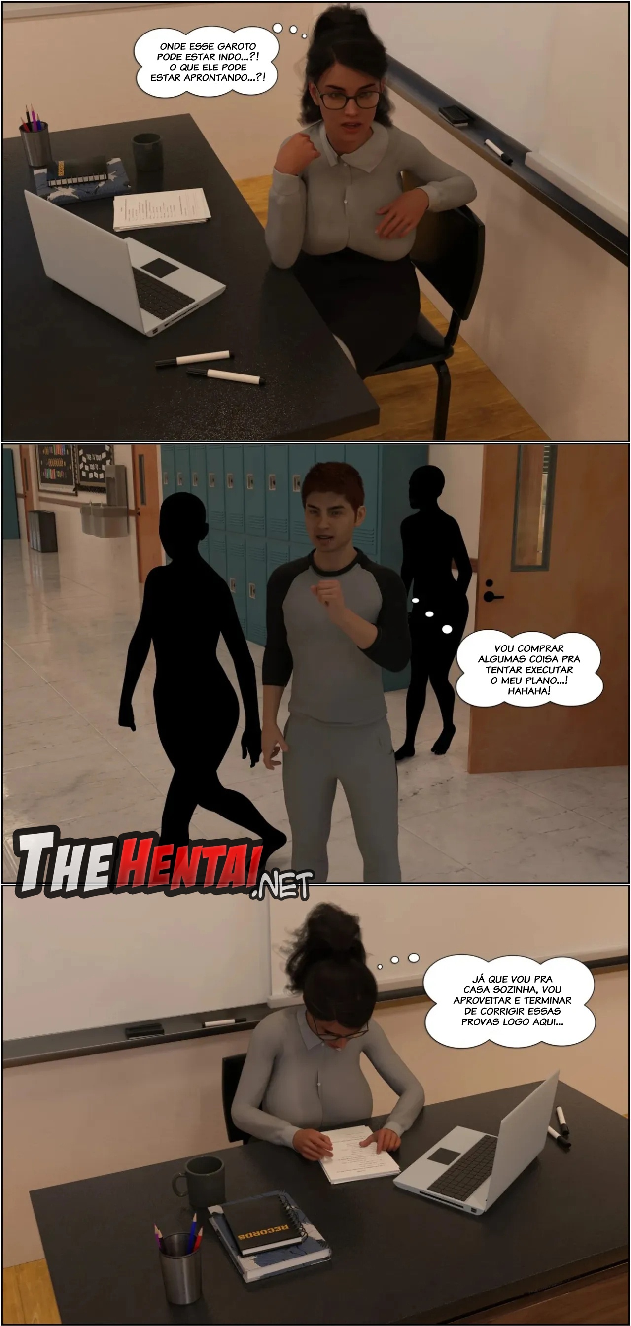 My Teacher Is My StepMom Hentai pt-br 50