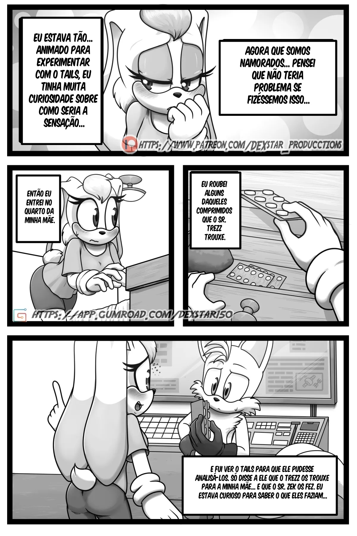 PLEASE FUCK ME: Tail x Cream Hentai pt-br 04