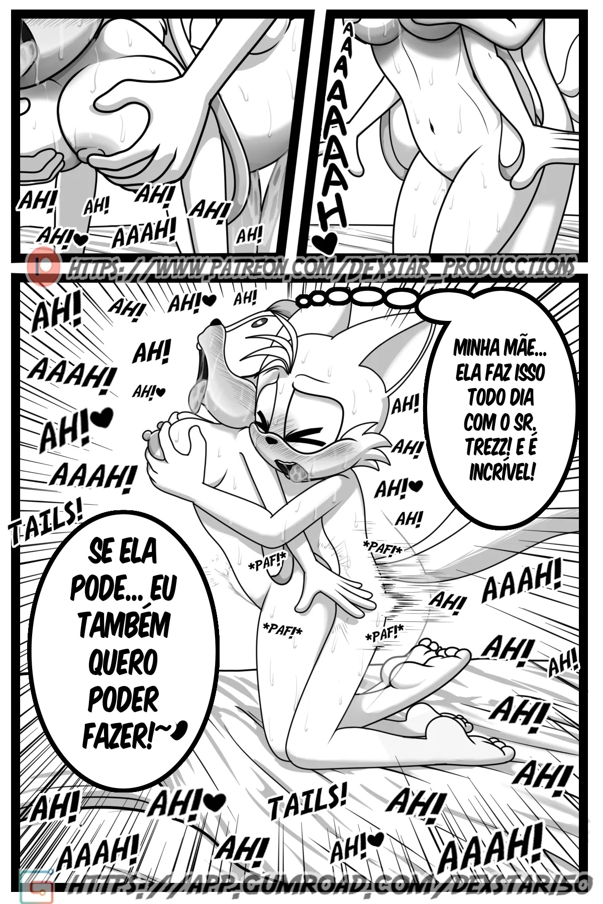 PLEASE FUCK ME: Tail x Cream Hentai pt-br 19