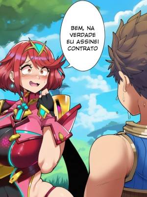 Pyra is in Smash! Hentai pt-br 16