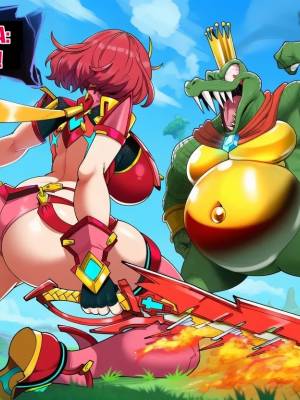 Pyra is in Smash! Hentai pt-br 18