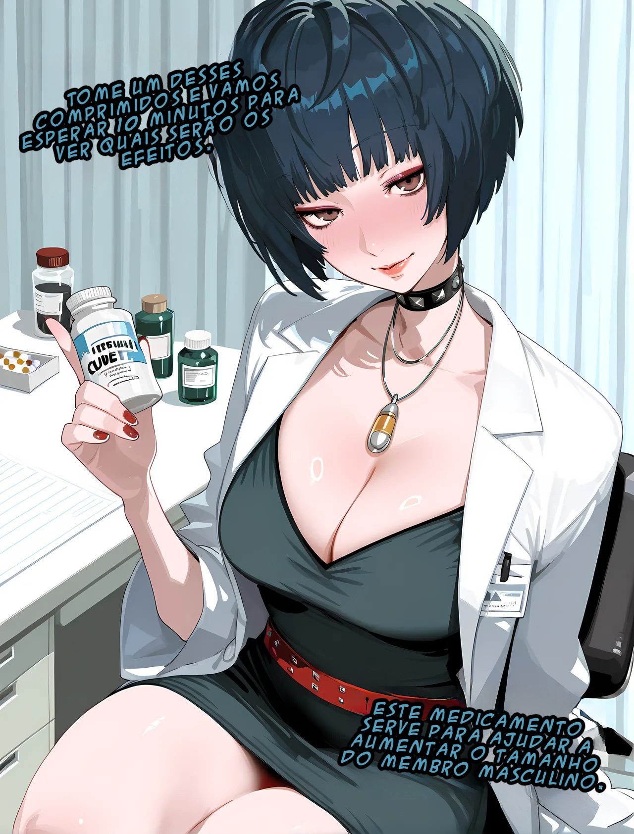 Tae Takemi Tries Out Her New Experimental Medication Hentai pt-br 06