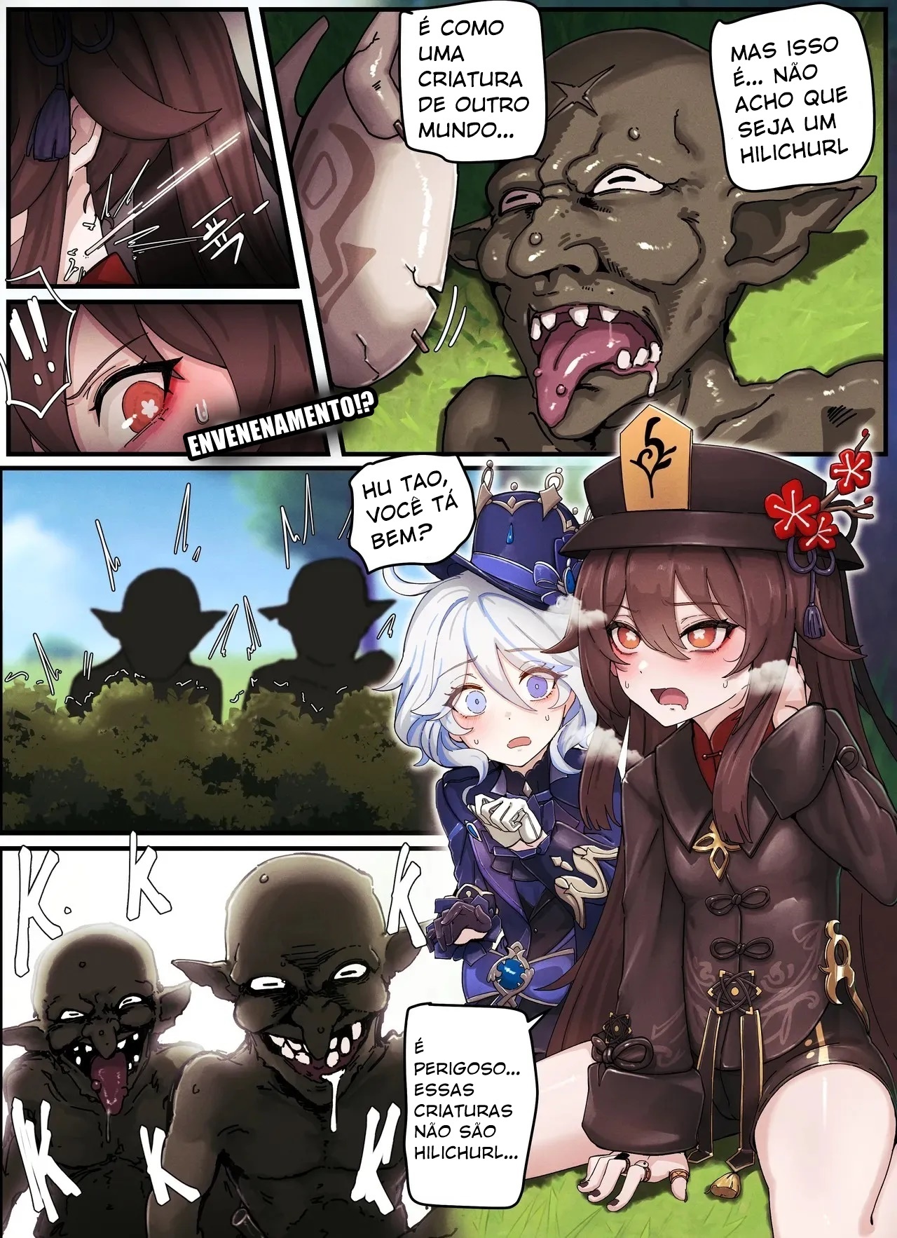 Teyvat Gravure Part 8: Hu Tao & Furina Hentai pt-br 04