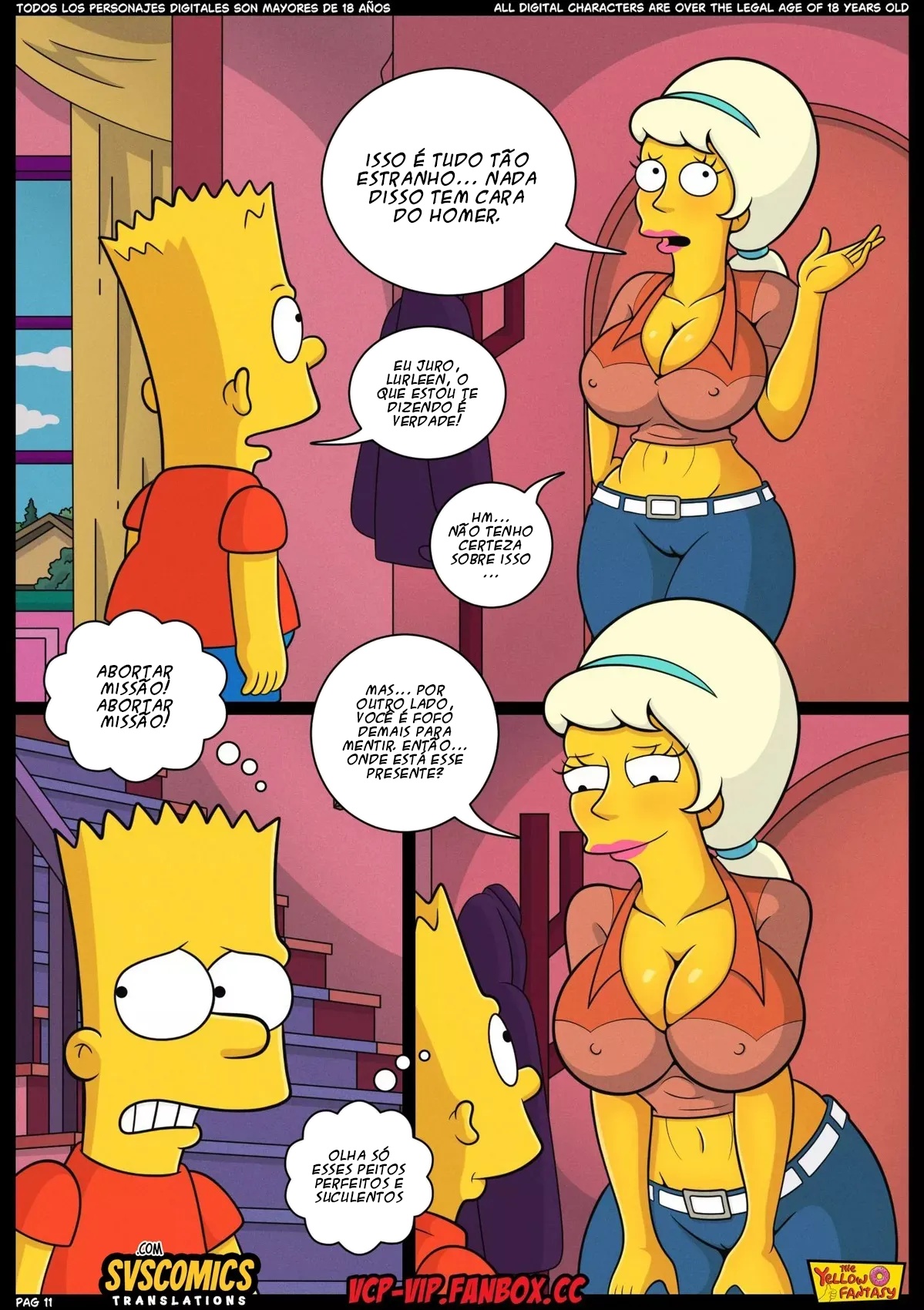 The Yellow Fantasy Part 19: Marge's Revenge Hentai pt-br 12