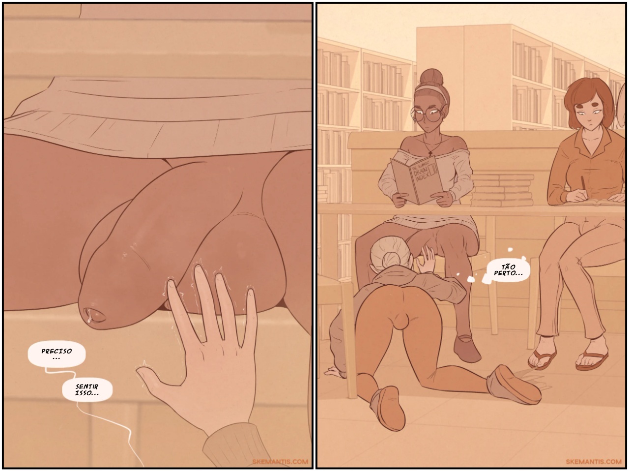 Tyler At The Library Hentai pt-br 05