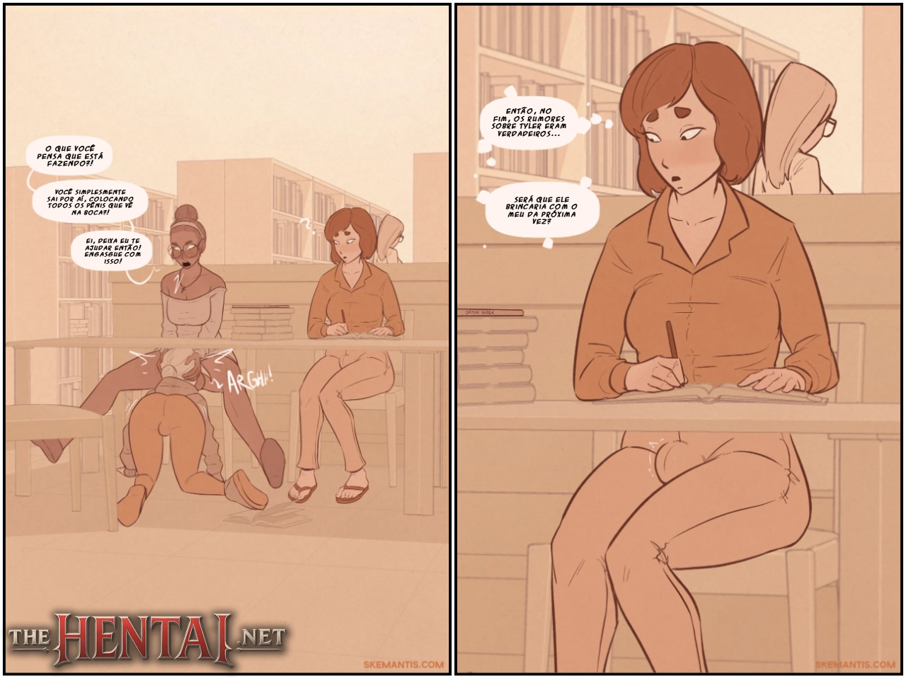 Tyler At The Library Hentai pt-br 07