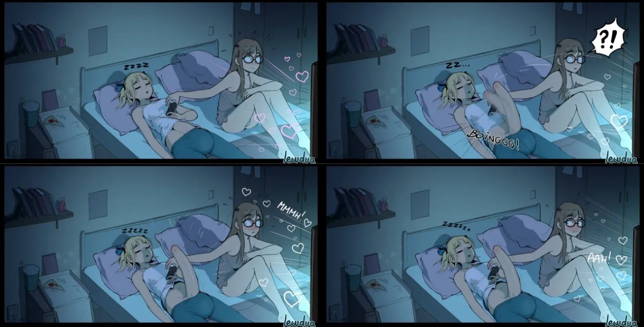 Watching a Series: Nessie and Karen Hentai pt-br 07