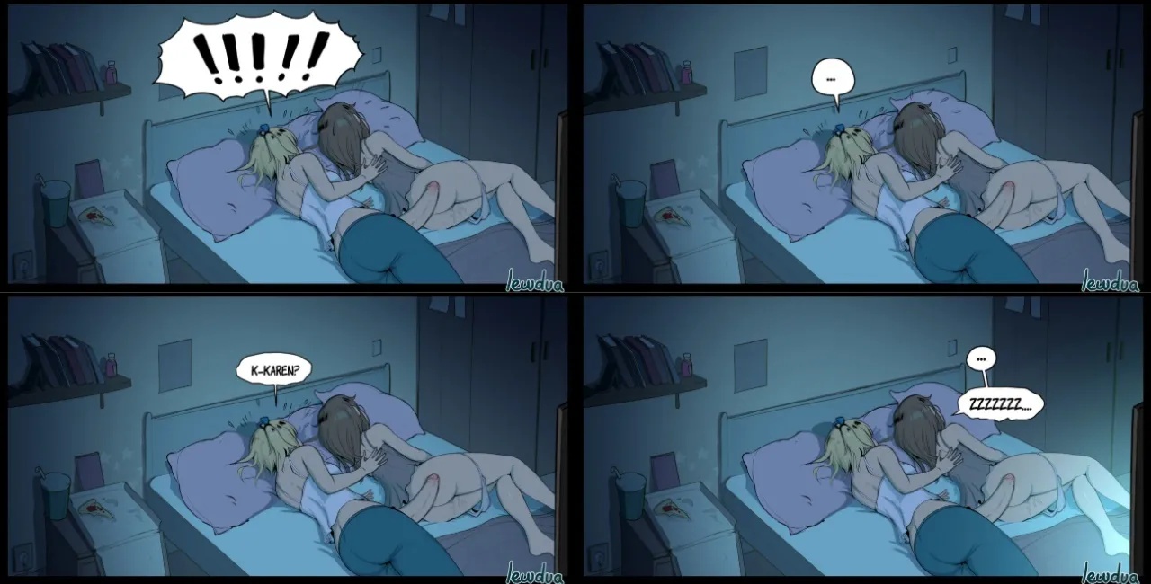 Watching a Series: Nessie and Karen Hentai pt-br 16