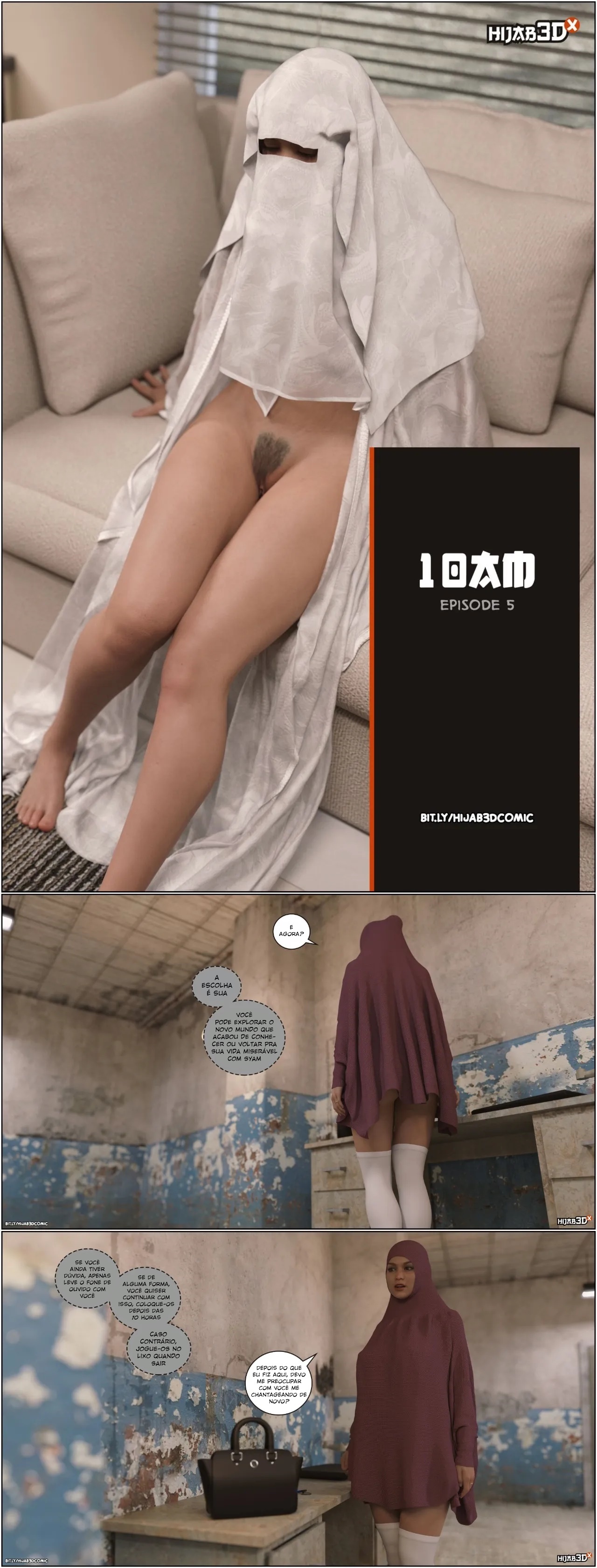 10 AM By Hijab 3DX Part 5 Hentai pt-br 02