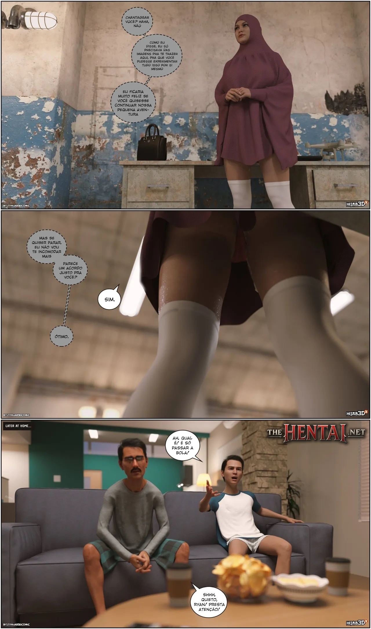 10 AM By Hijab 3DX Part 5 Hentai pt-br 03