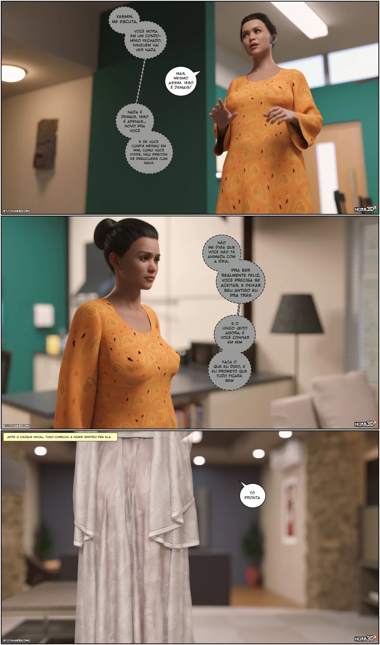 10 AM By Hijab 3DX Part 5 Hentai pt-br 13