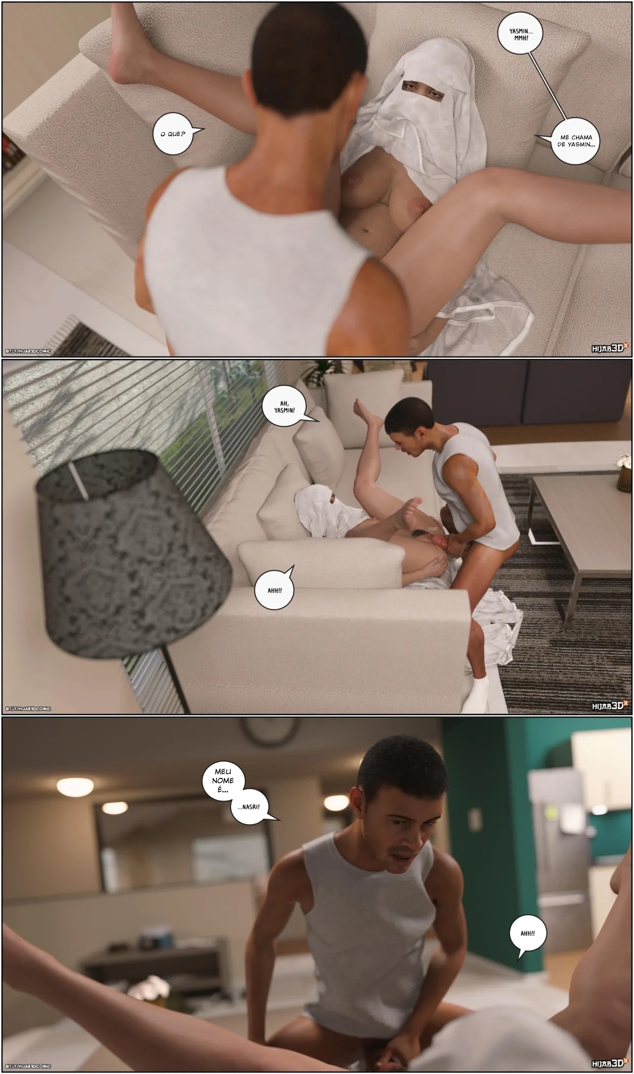 10 AM By Hijab 3DX Part 5 Hentai pt-br 25