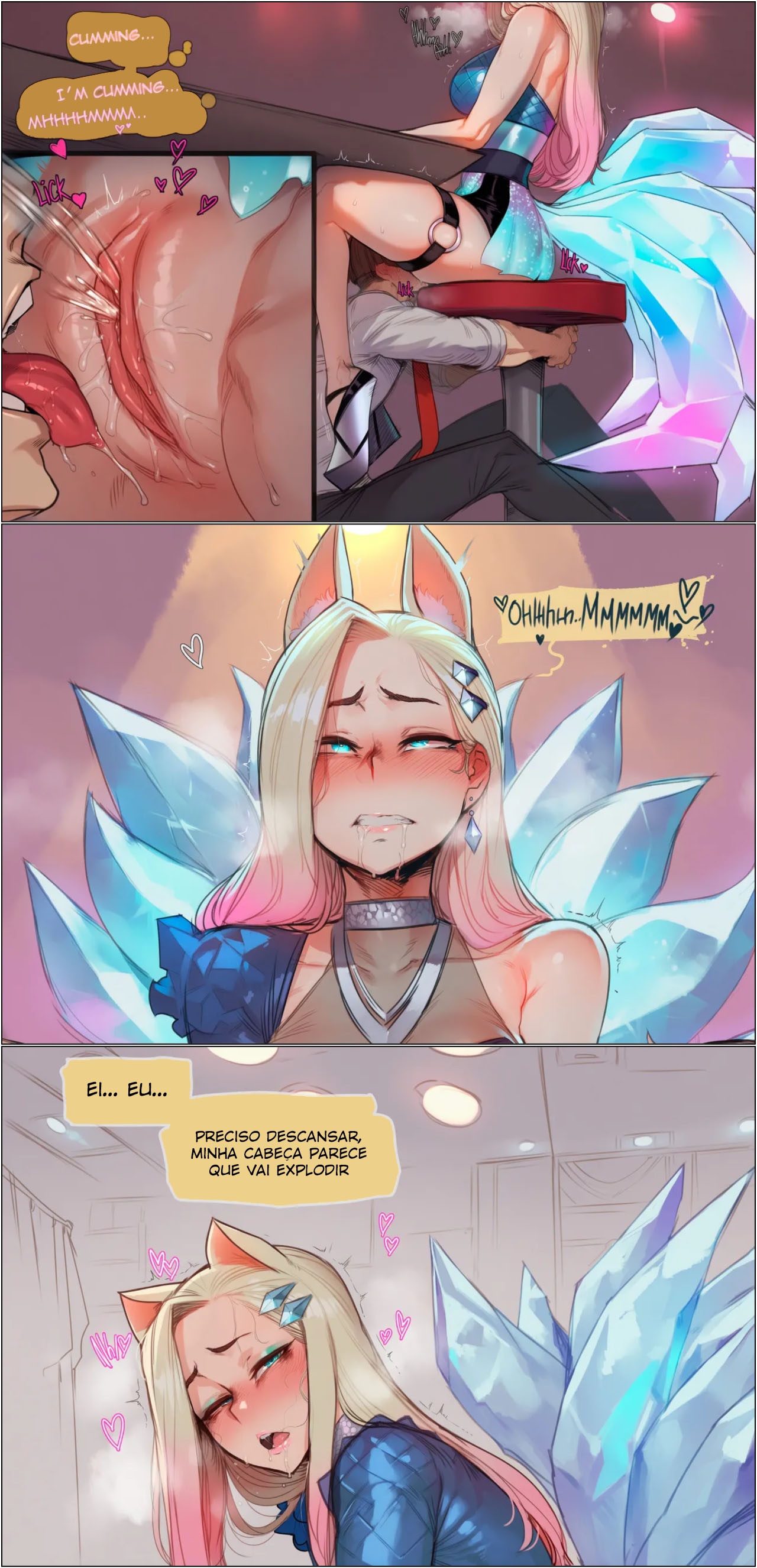 Ahri And Her Annoying Super Fan Hentai pt-br 06