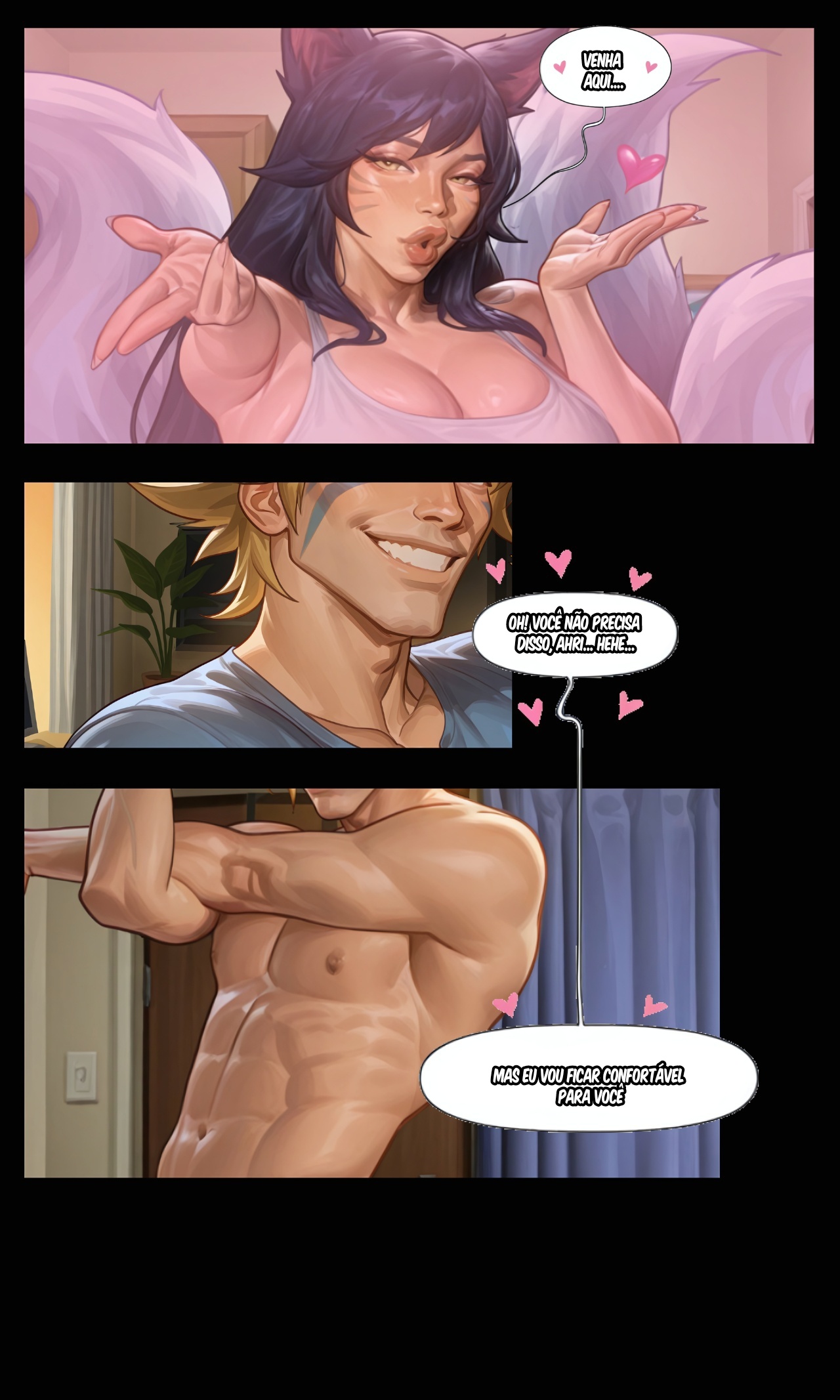 Ahri x Ezreal: Charming Time Hentai pt-br 03