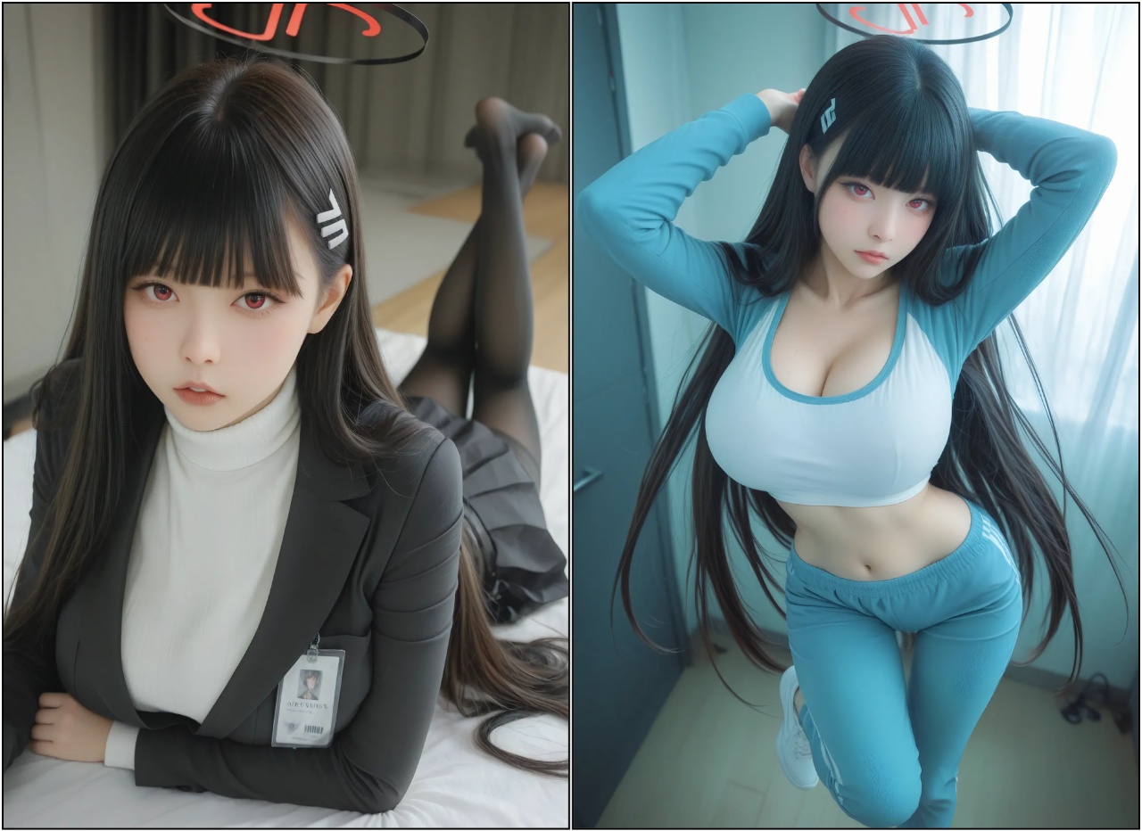 AI Generated: Tsukatsuki Rio By DyDy_Cos Hentai pt-br 08