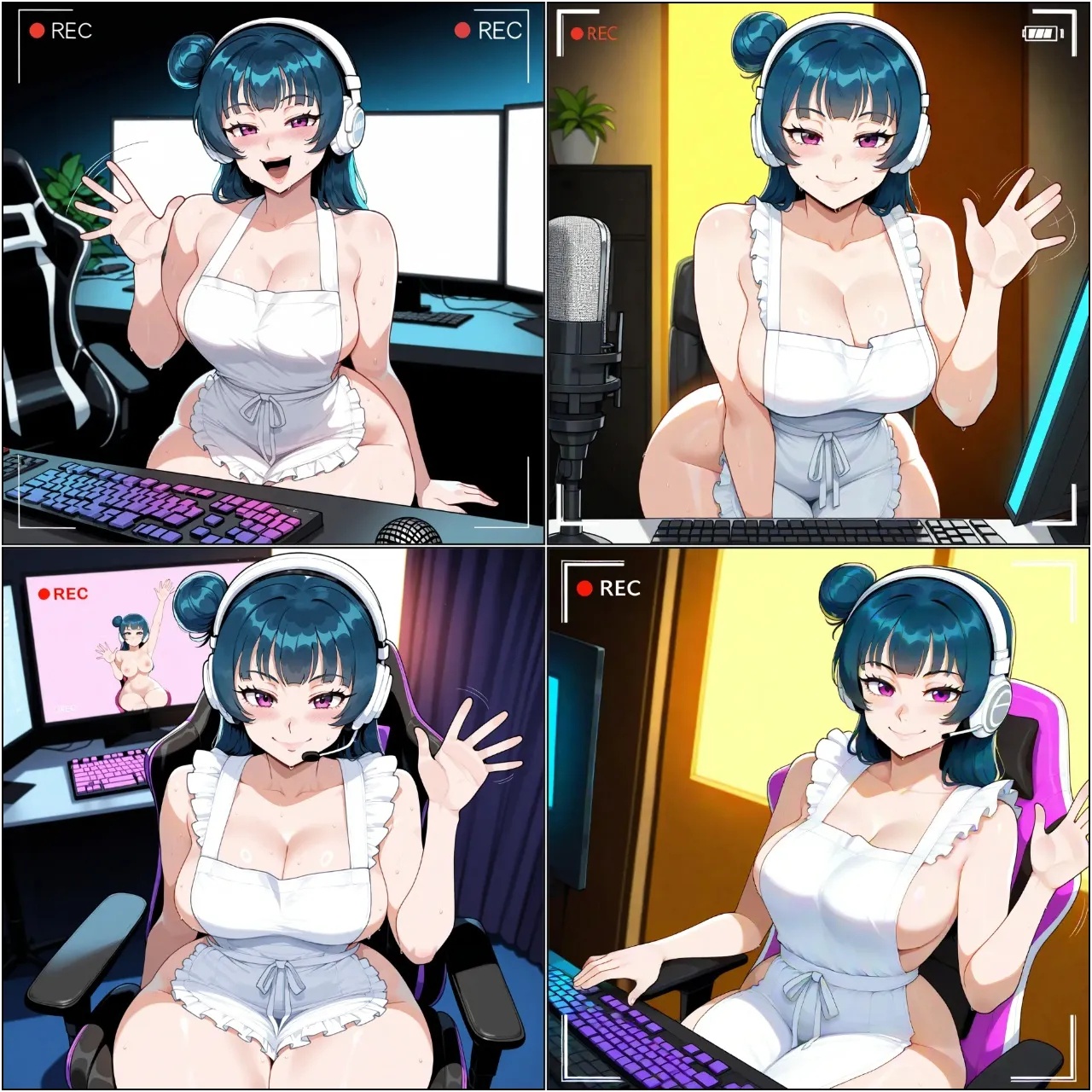 AI Generated: Yoshiko Tsushima Hentai pt-br 14