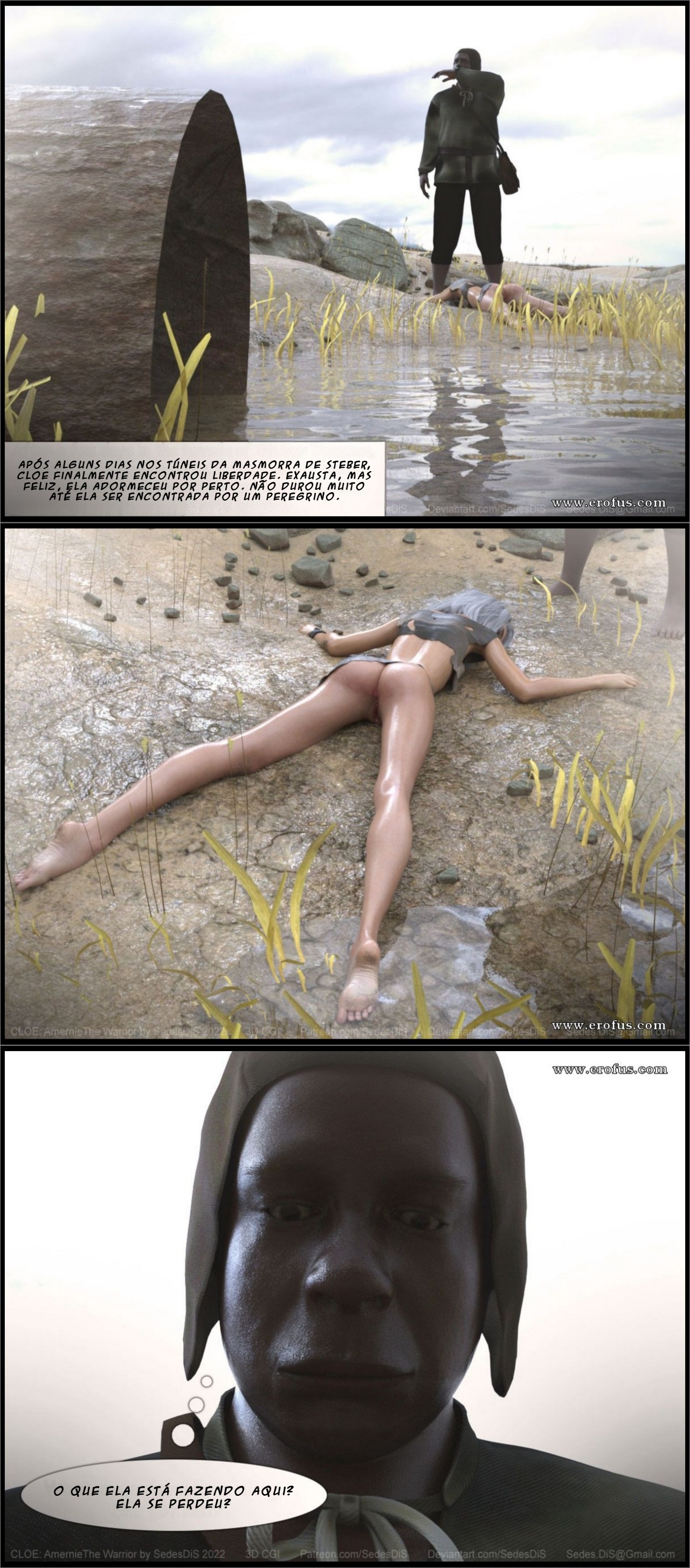 Cloe: Amernie The Warrior Hentai pt-br 02