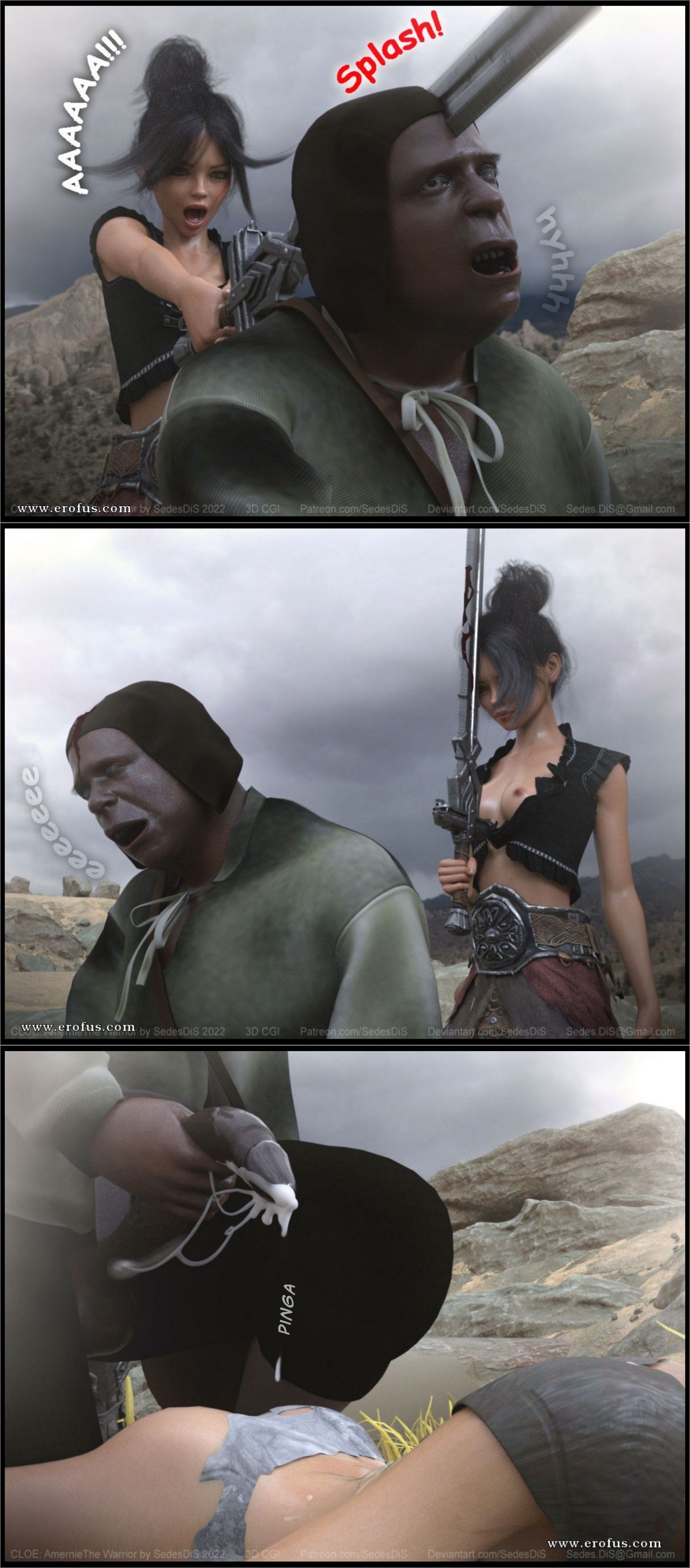 Cloe: Amernie The Warrior Hentai pt-br 15