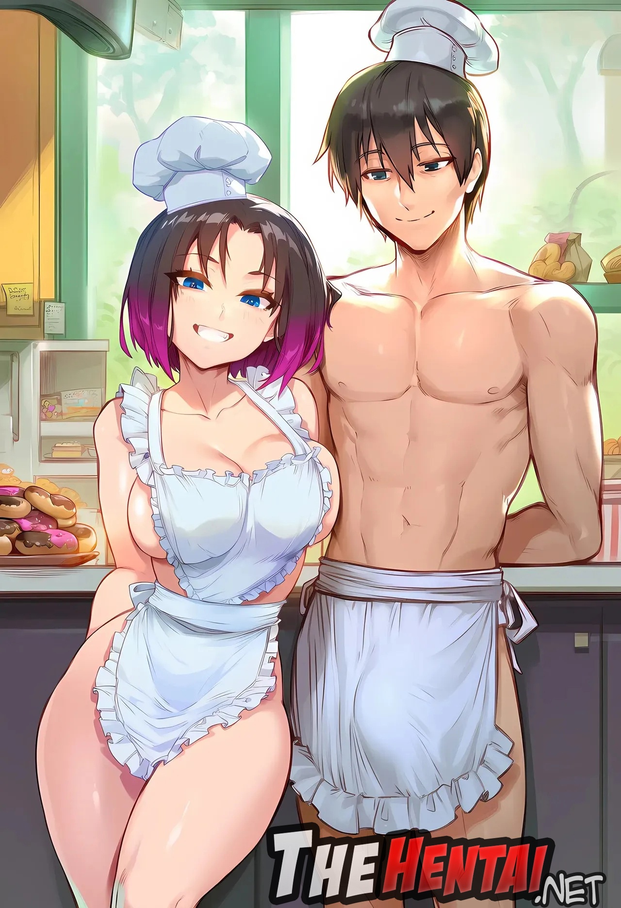 Elma x Makoto Takiya Hentai pt-br 20