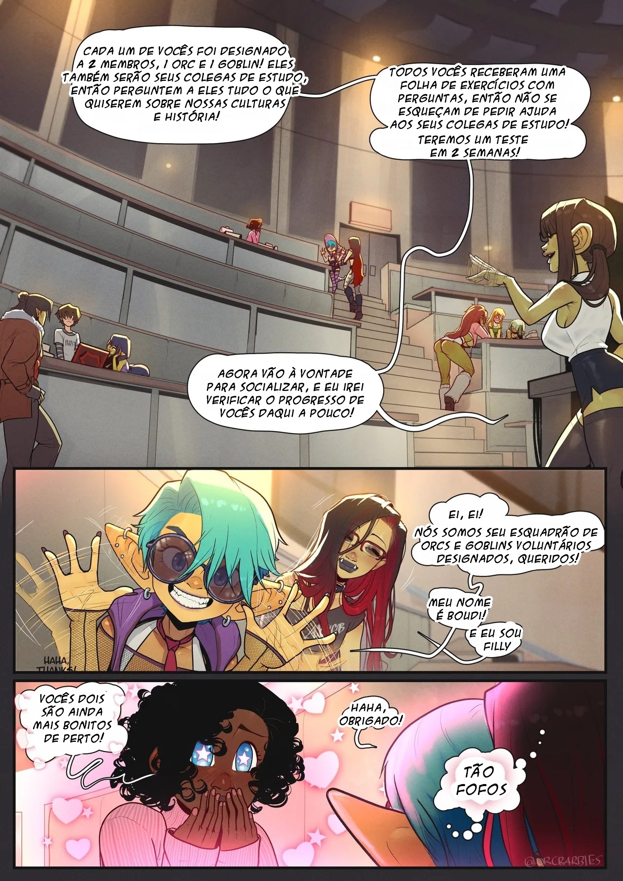 Erika's First Week Hentai pt-br 17