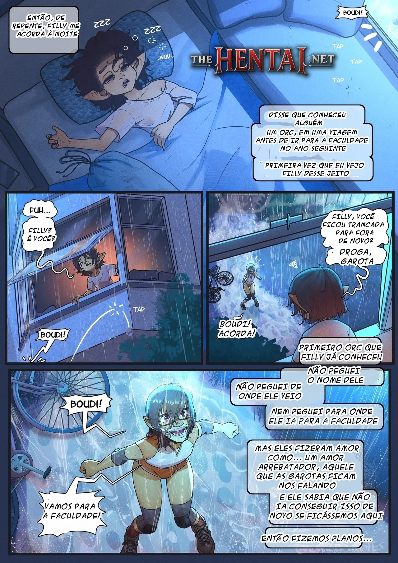 Erika's First Week Hentai pt-br 24