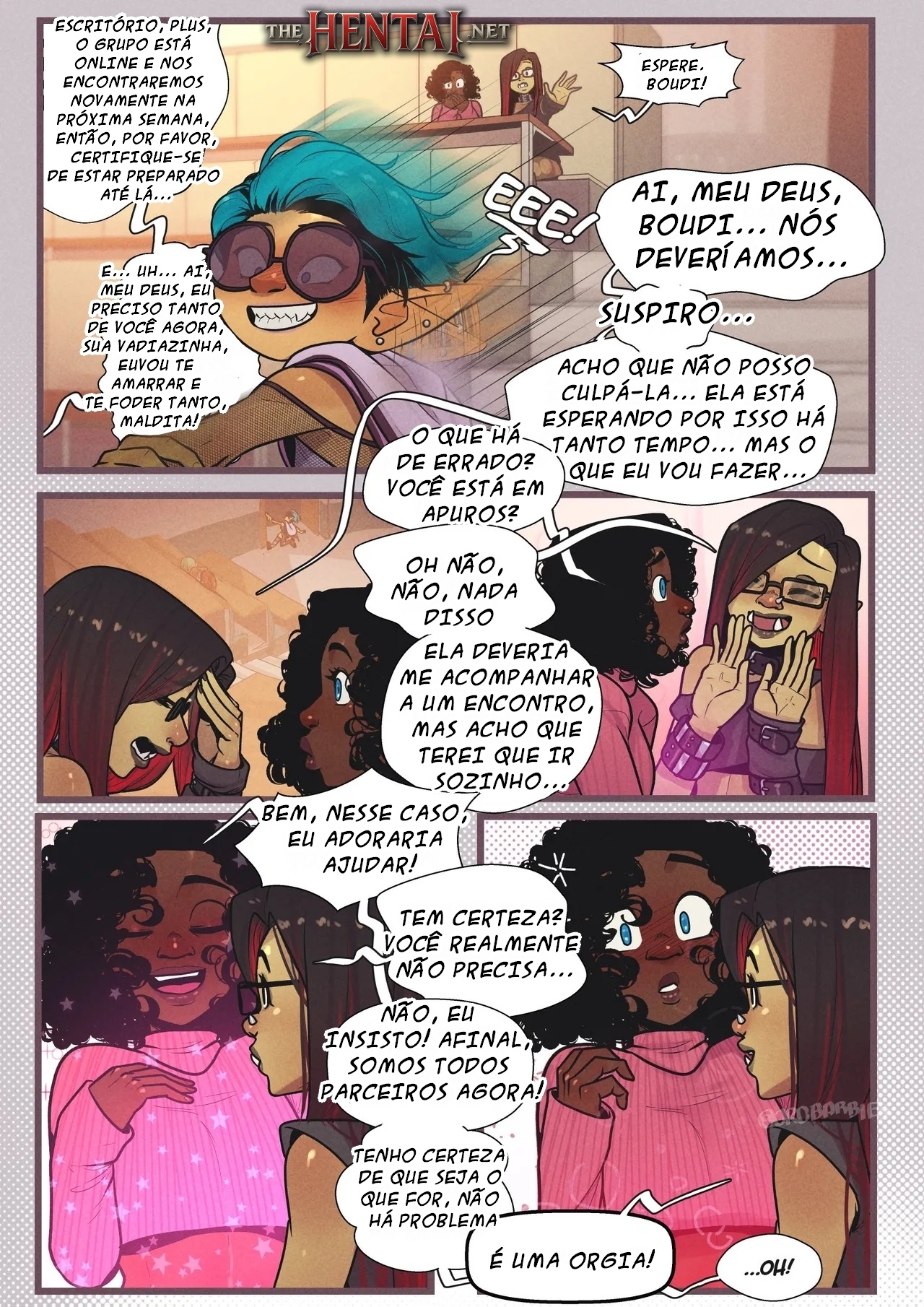 Erika's First Week Hentai pt-br 43