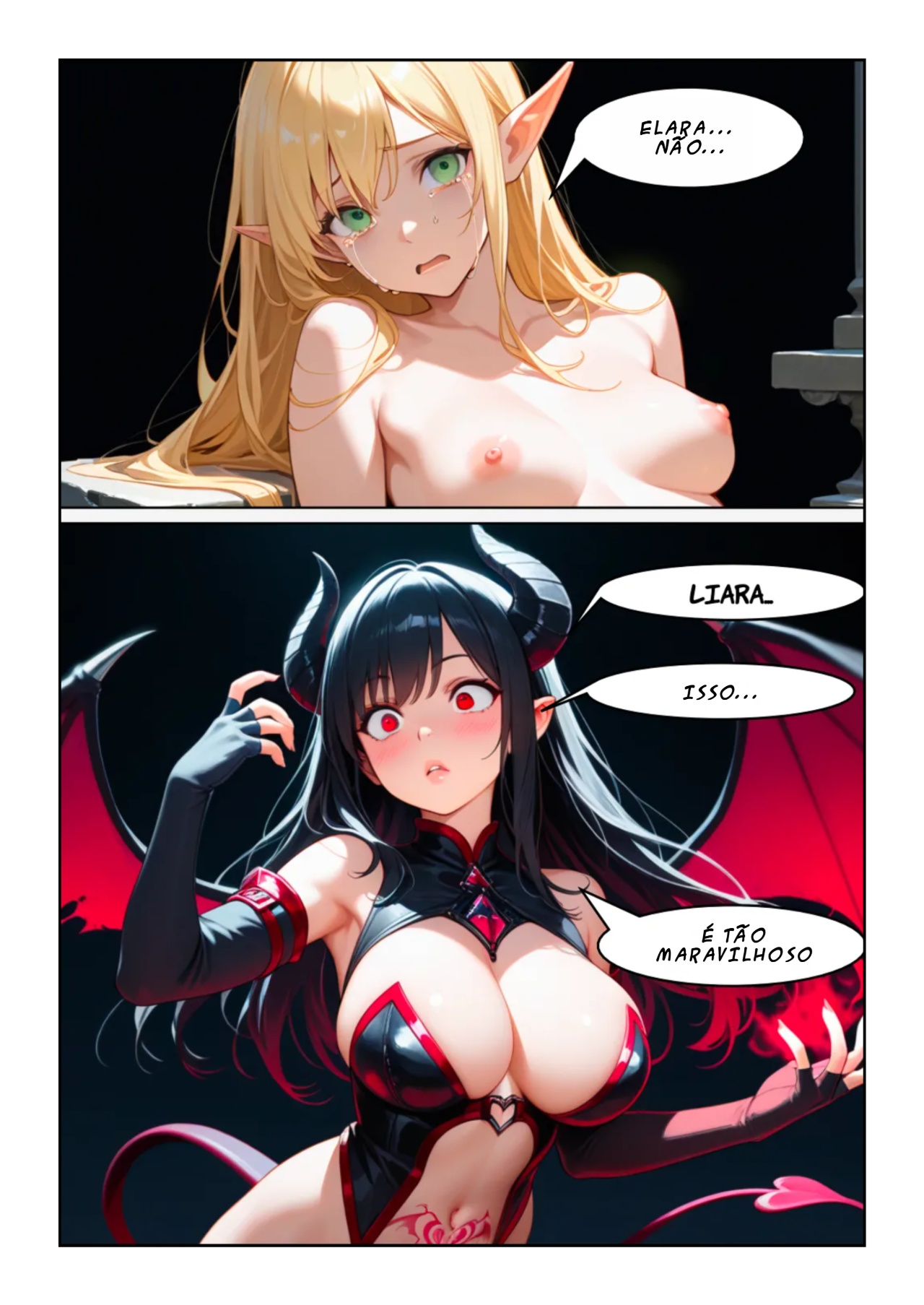 Fall Of The Holy Paladin Part 2: Liara's Descent Hentai pt-br 03