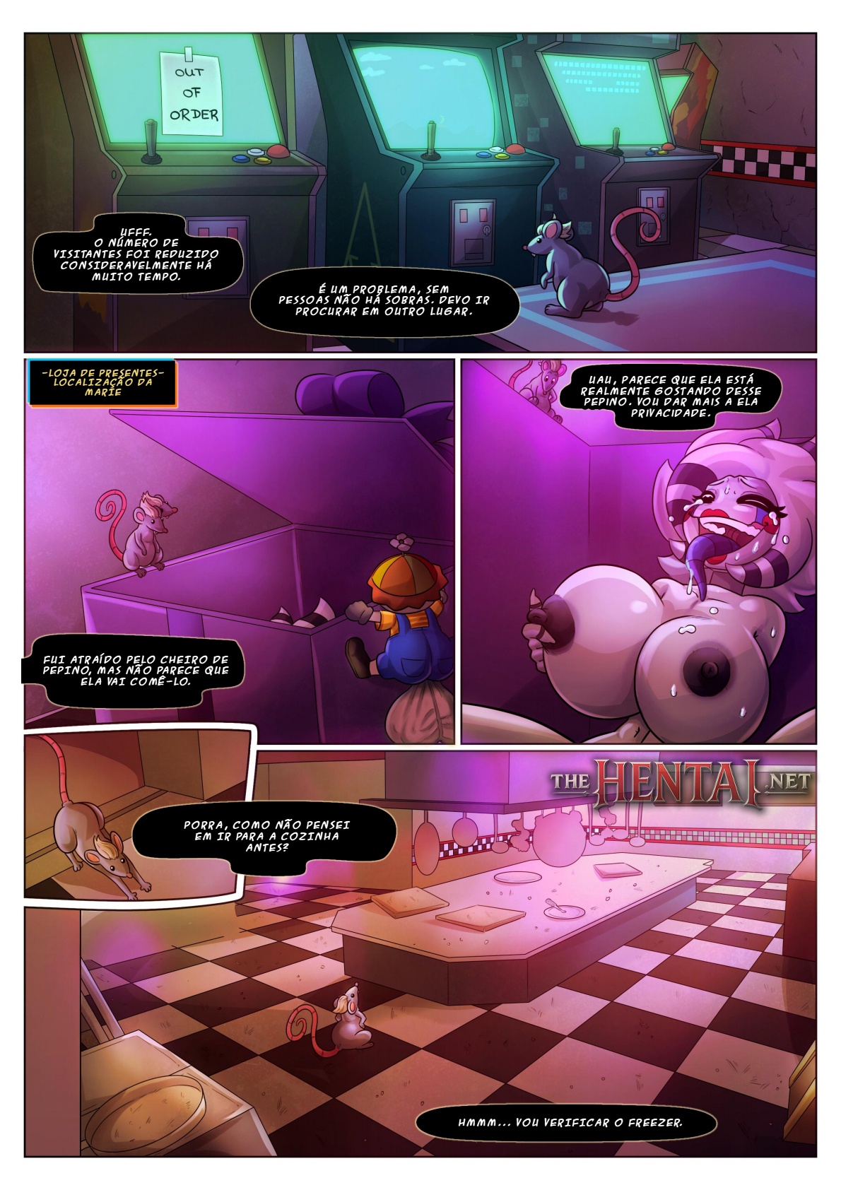 Fap Nights At Frennis Part 3 "THE OBSERVER" Hentai pt-br 10