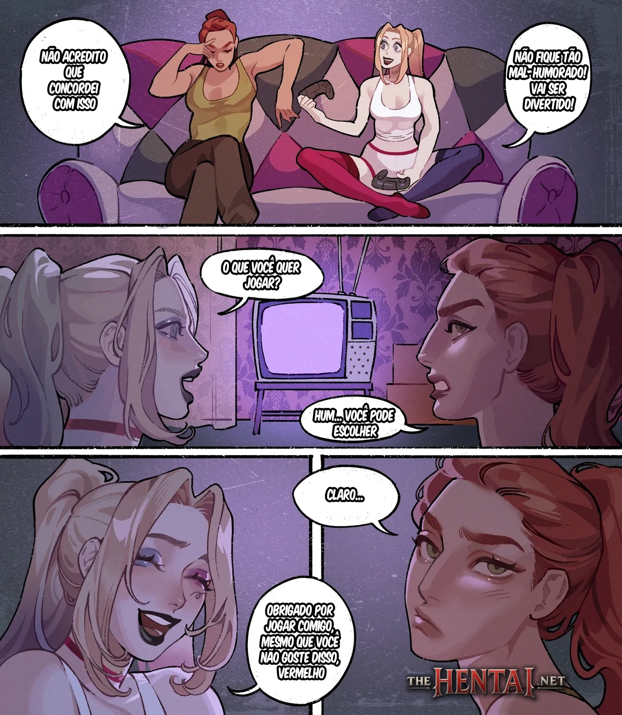 Harley x Ivy By Ahoguru Hentai pt-br 04