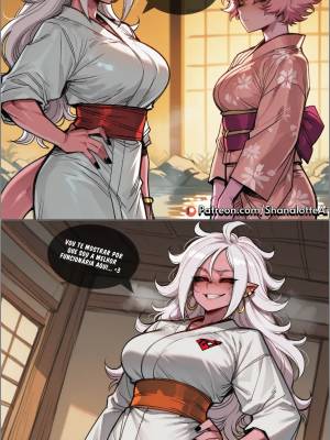 Mina Ashido x Android 21 Hentai pt-br 02