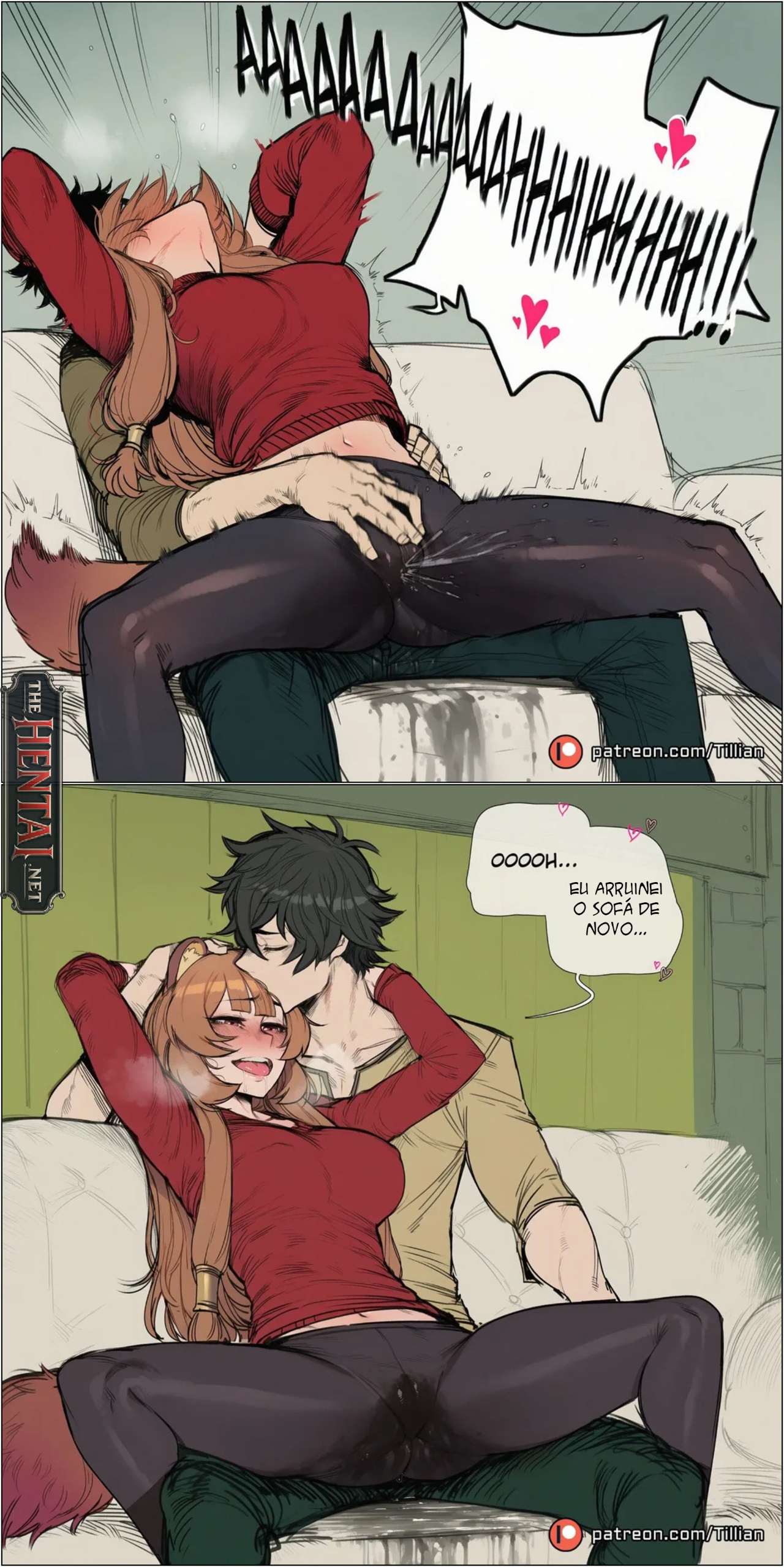 Naofumi x Raphtalia Hentai pt-br 04