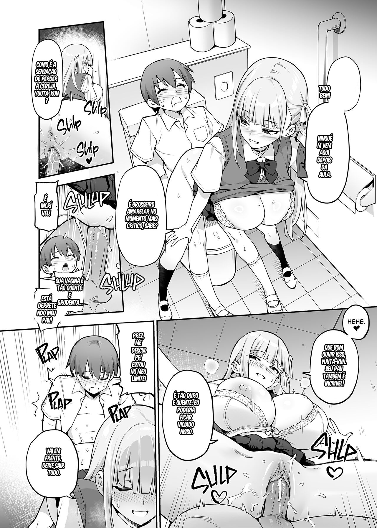 Our Beloved School Prez's TITS Are Too BIG! Hentai pt-br 09