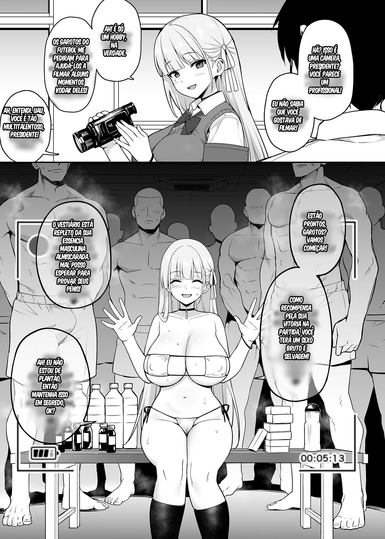 Our Beloved School Prez's TITS Are Too BIG! Hentai pt-br 14