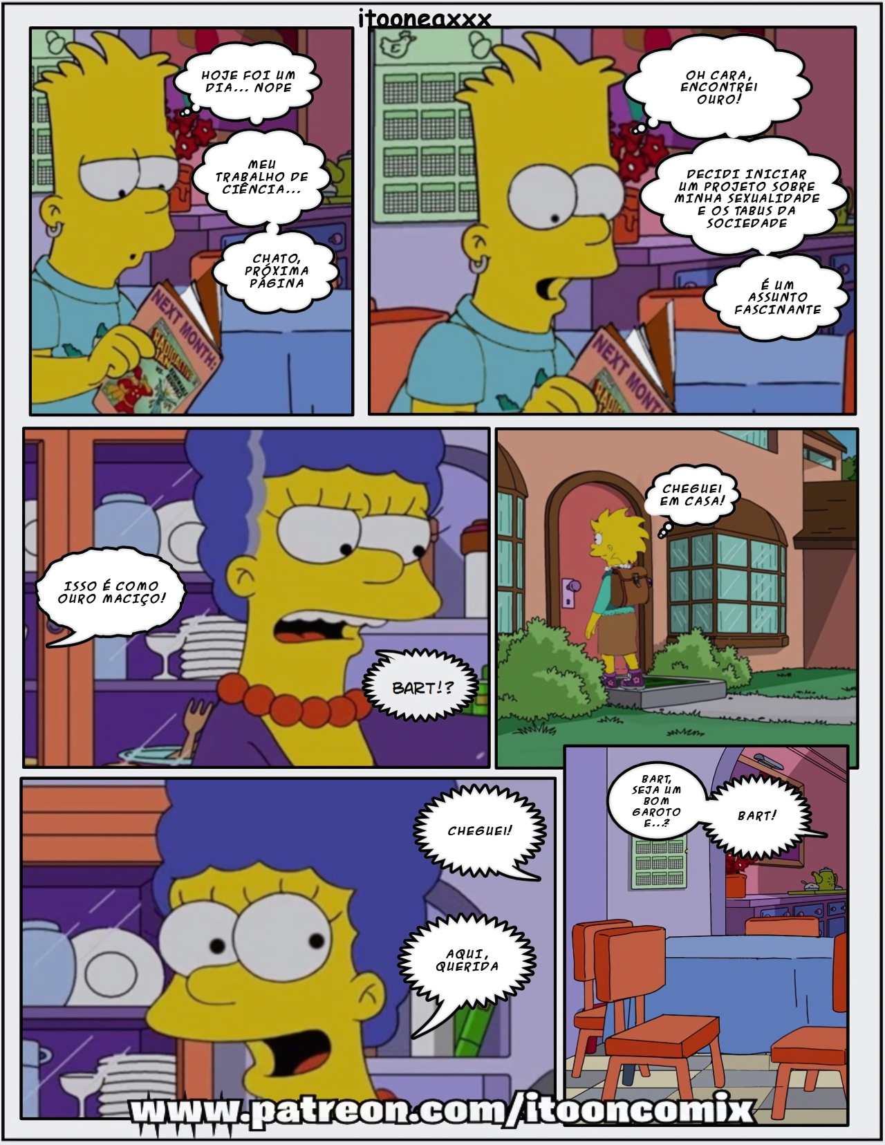 Simpsons Comics: Affinity Hentai pt-br 14
