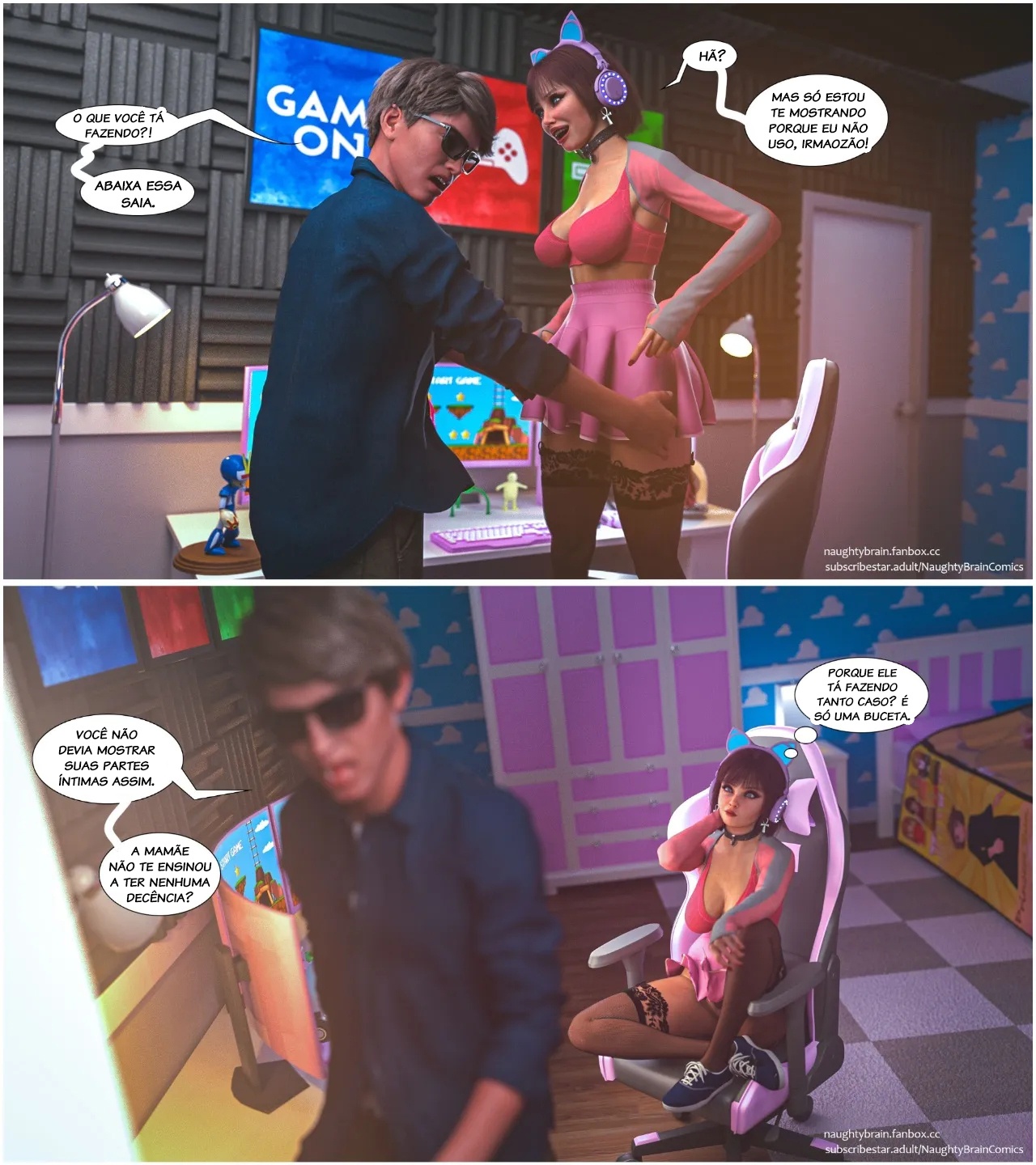 The Homecumming By Naughty Brain Comics Hentai pt-br 16