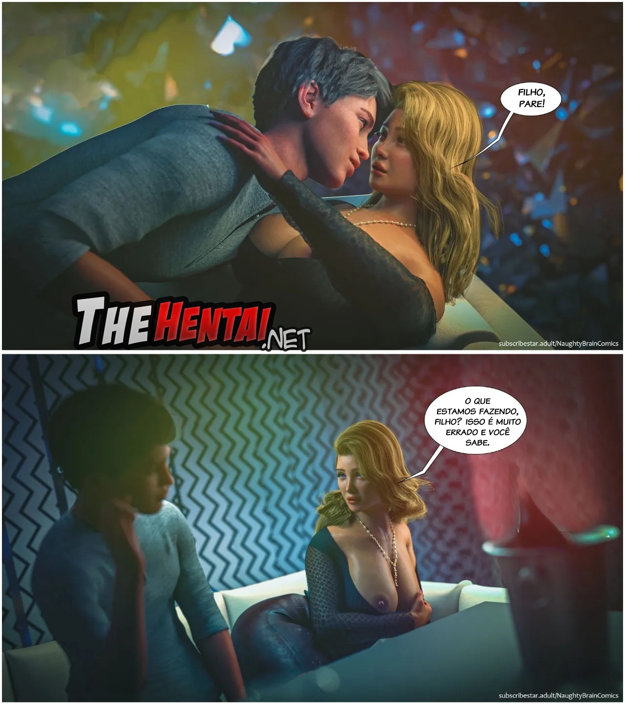 The Homecumming By Naughty Brain Comics Hentai pt-br 47