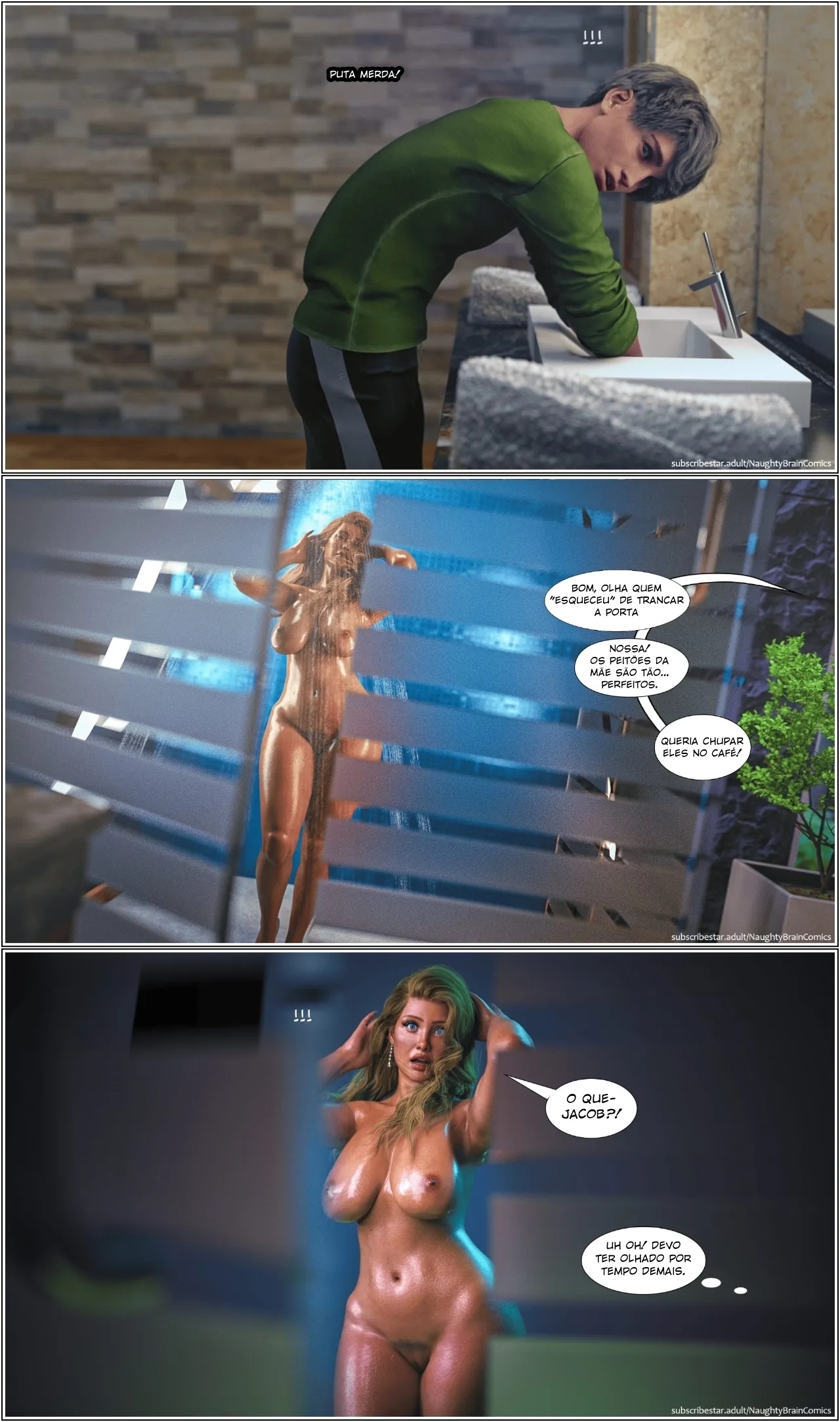 The Homecumming By Naughty Brain Comics Part 2 Hentai pt-br 17